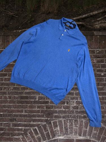 Polo Ralph Lauren × Vintage Polo Ralph Lauren Knit Sweater Mini Logo Luxury Streetwear Size US XXL / EU 58 / 5 - 1 Thumbnail