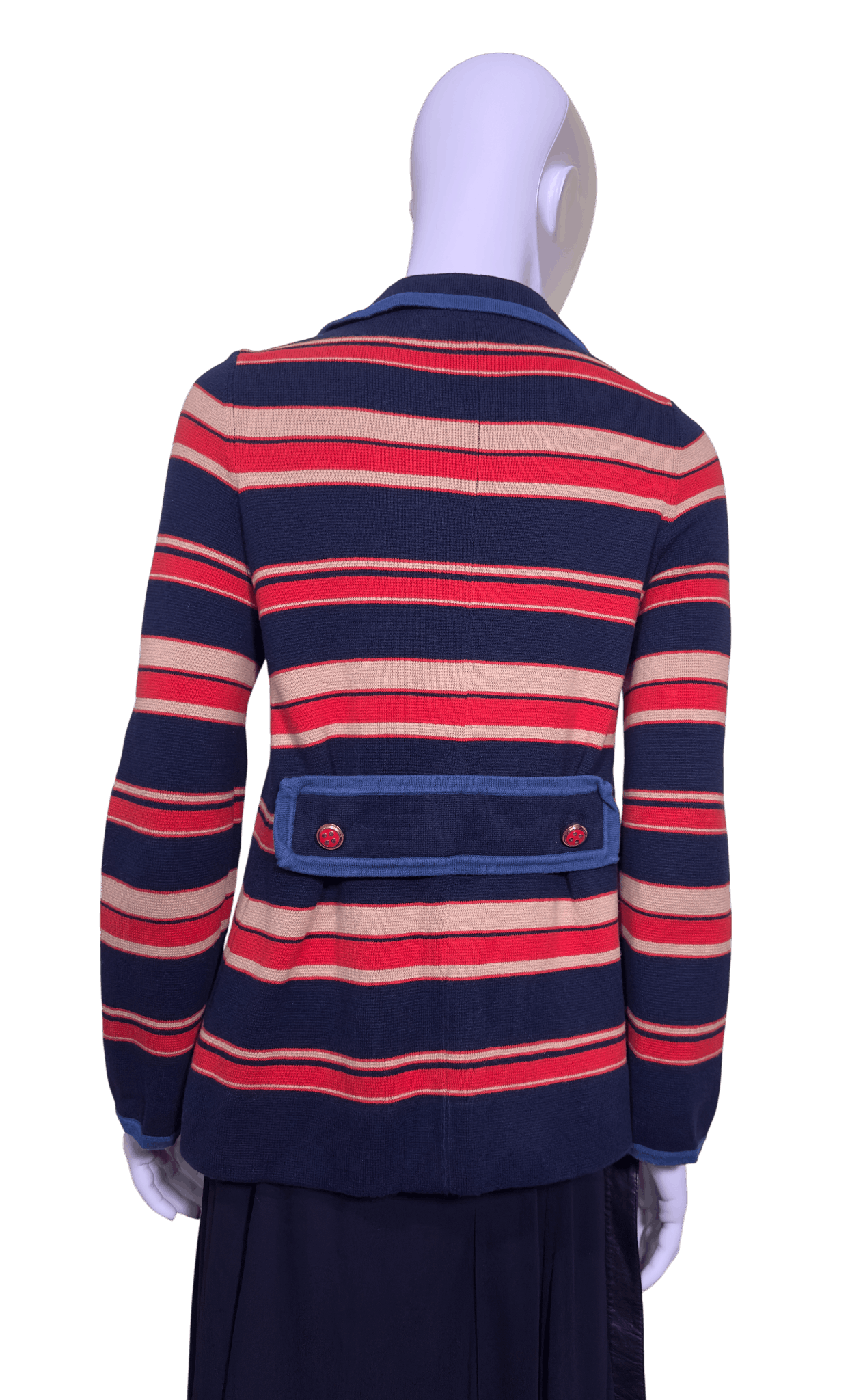Marc by Marc Jacobs Kate Double Breasted Striped Blazer Size S / US 4 / IT 40 - 4 Thumbnail