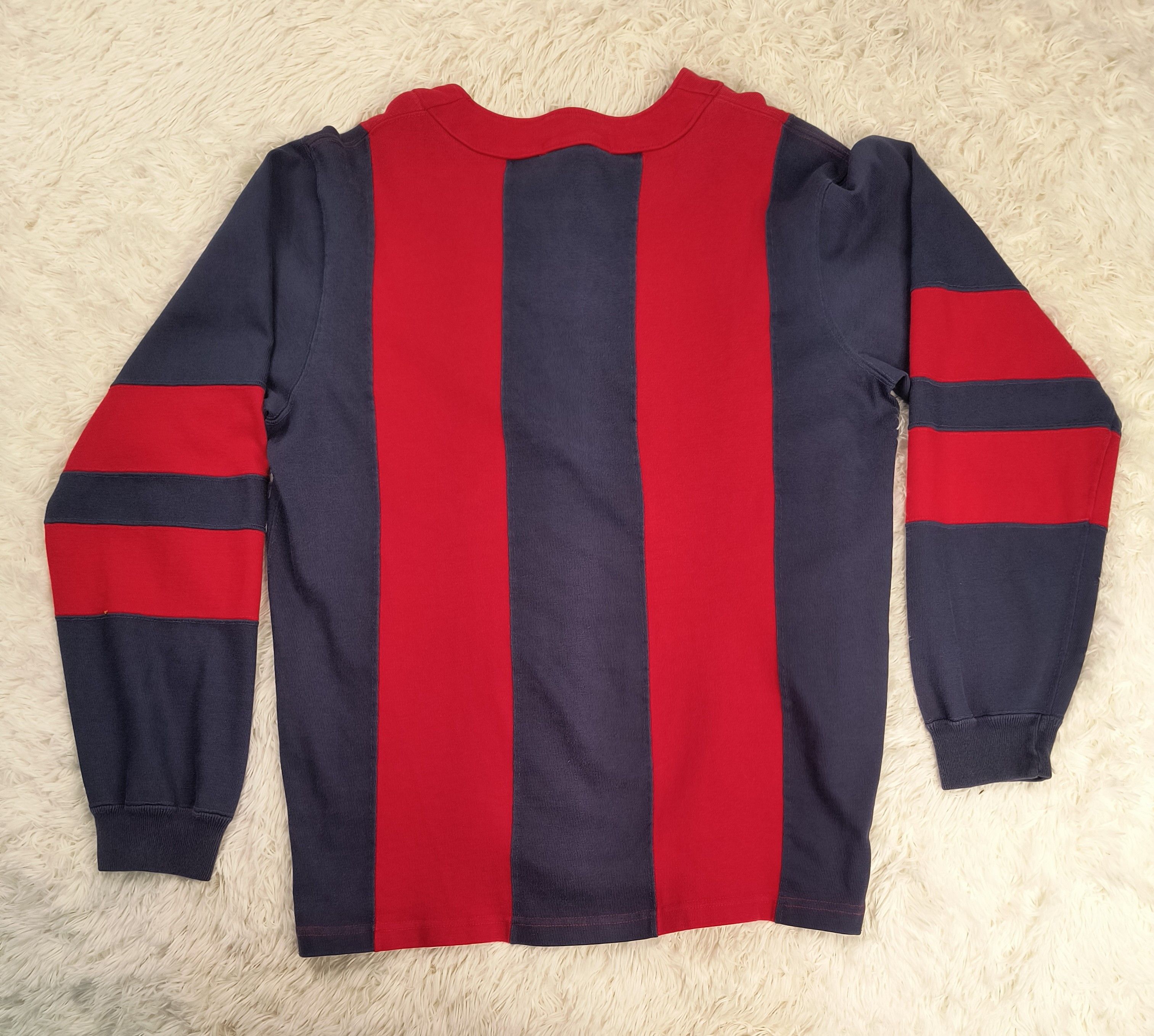 Polo Ralph Lauren Vintage Polo Ralph Lauren crest rugby henley LS 90s tee Size US L / EU 52-54 / 3 - 6 Thumbnail