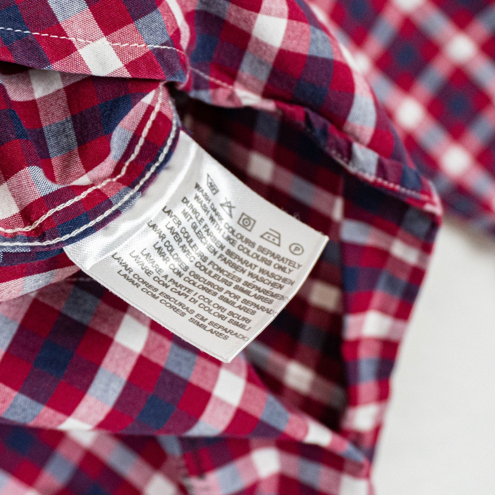 Gant GANT Rugger the HUGGER Button Down Shirt Red check XL Size US XL / EU 56 / 4 - 5 Thumbnail