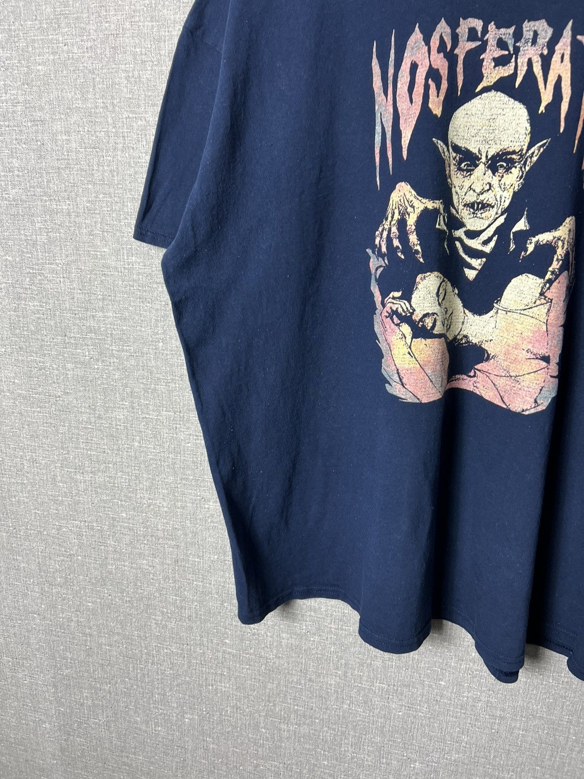 Expert Horror Vintage Nosferatu Dracula Movie Promo Tee Size US XXL / EU 58 / 5 - 5 Thumbnail