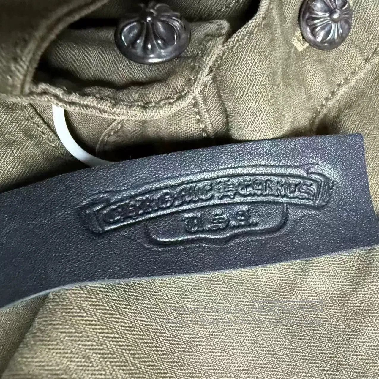 Chrome Hearts Chrome Hearts Army Green Batwing Sleeve Shirt. Size M / US 6-8 / IT 42-44 - 5 Thumbnail