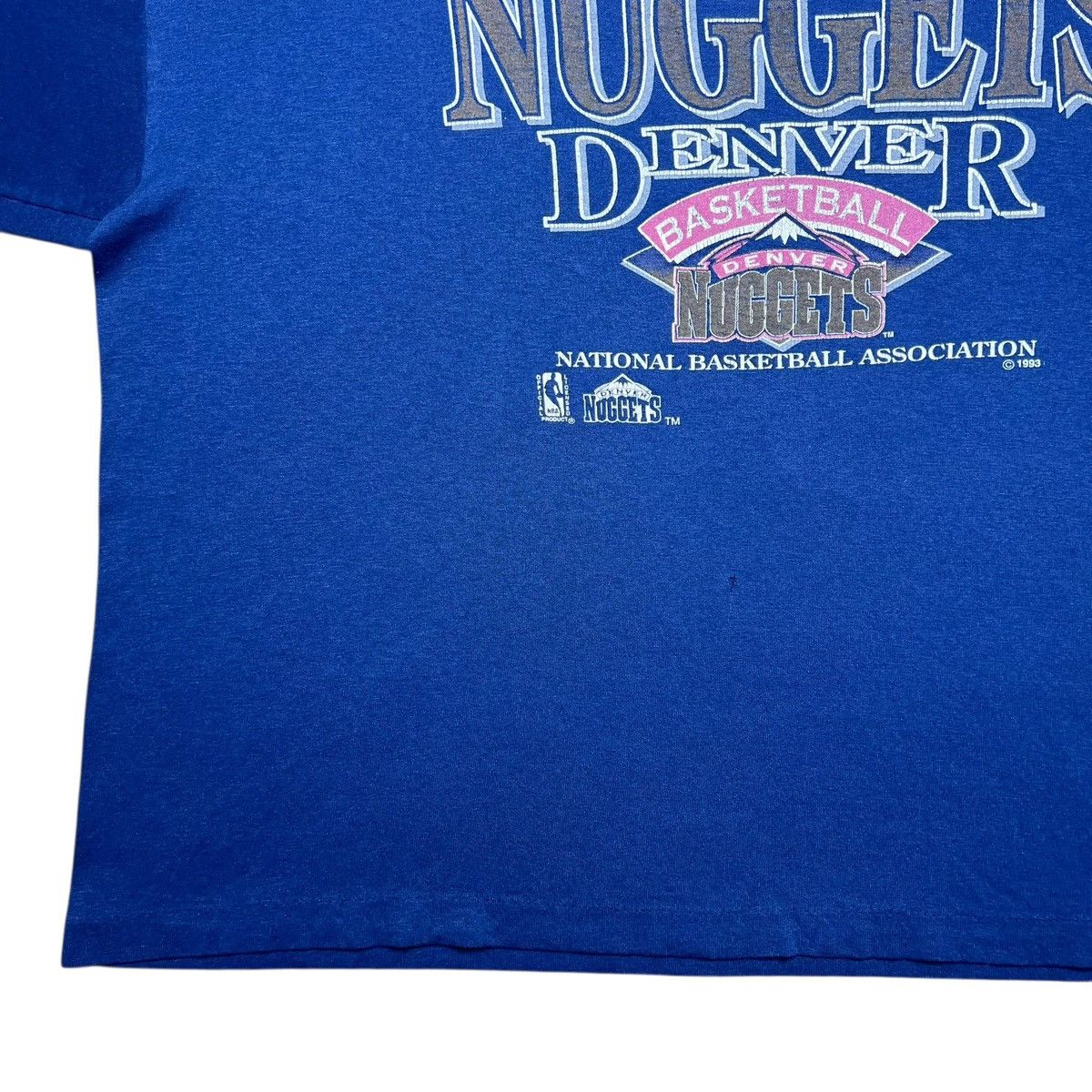NBA Vintage 1993 NBA Denver Nuggets Spell Out 3D Graphic T-Shirt Size US XXL / EU 58 / 5 - 8 Thumbnail