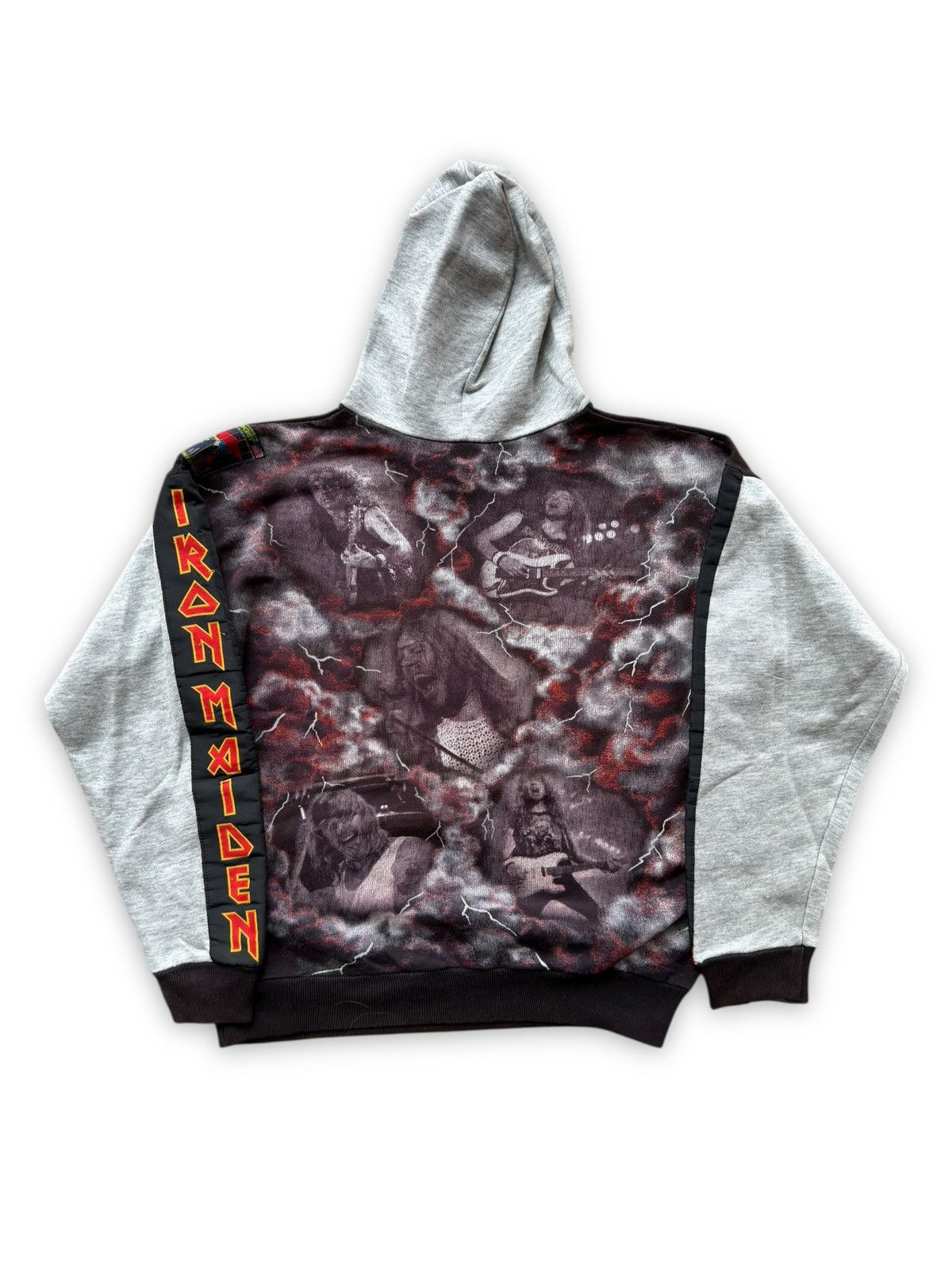 Band Tees *RARE* TURBOGADGET VINTAGE 1990s IRON MAIDEN METAL HOODIE Size US M / EU 48-50 / 2 - 2 Thumbnail