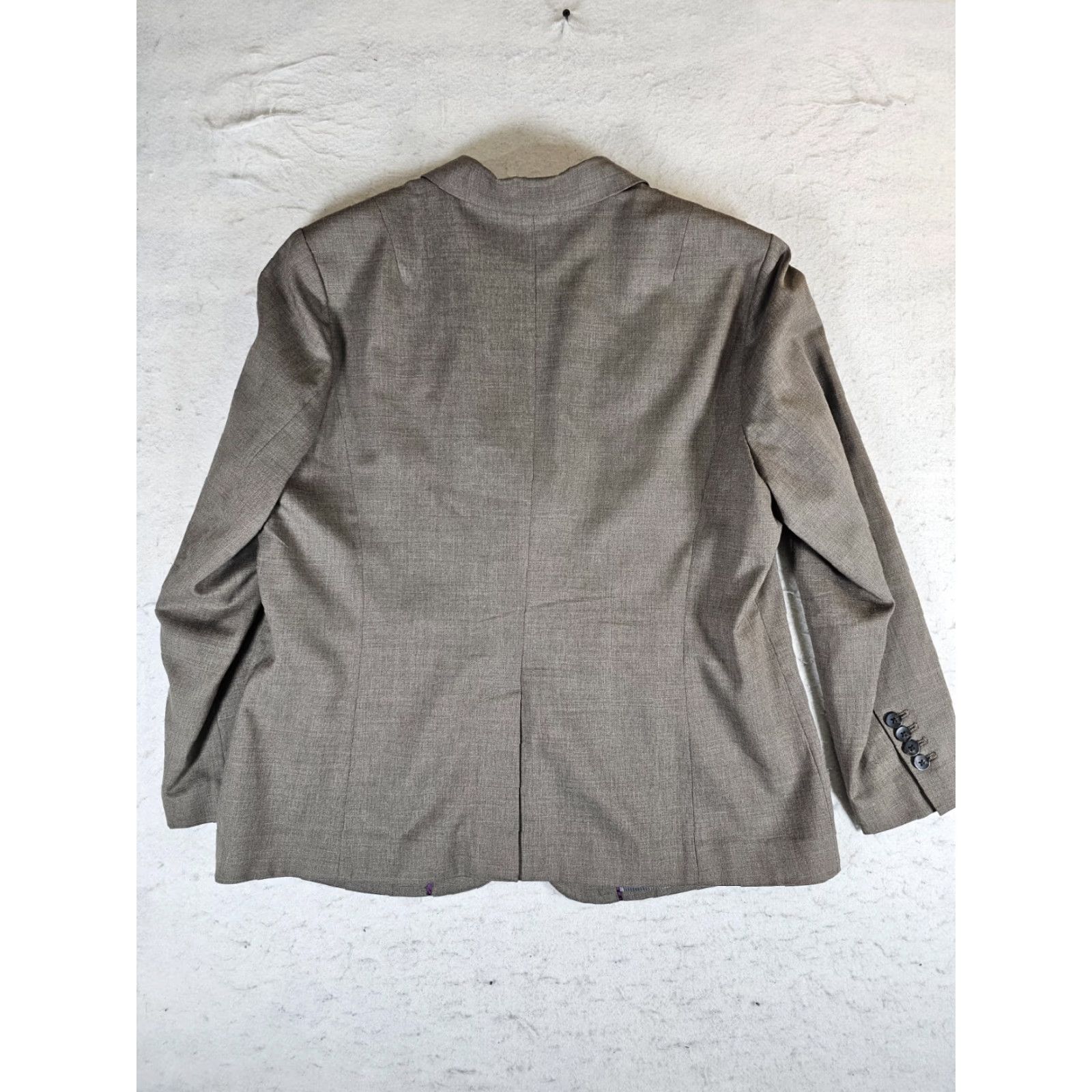 Eddie Bauer Eddie Bauer Travel Blazer Wool Blend Single Button Beige Womens 20R Size 3XL / US 20-22 - 7 Thumbnail