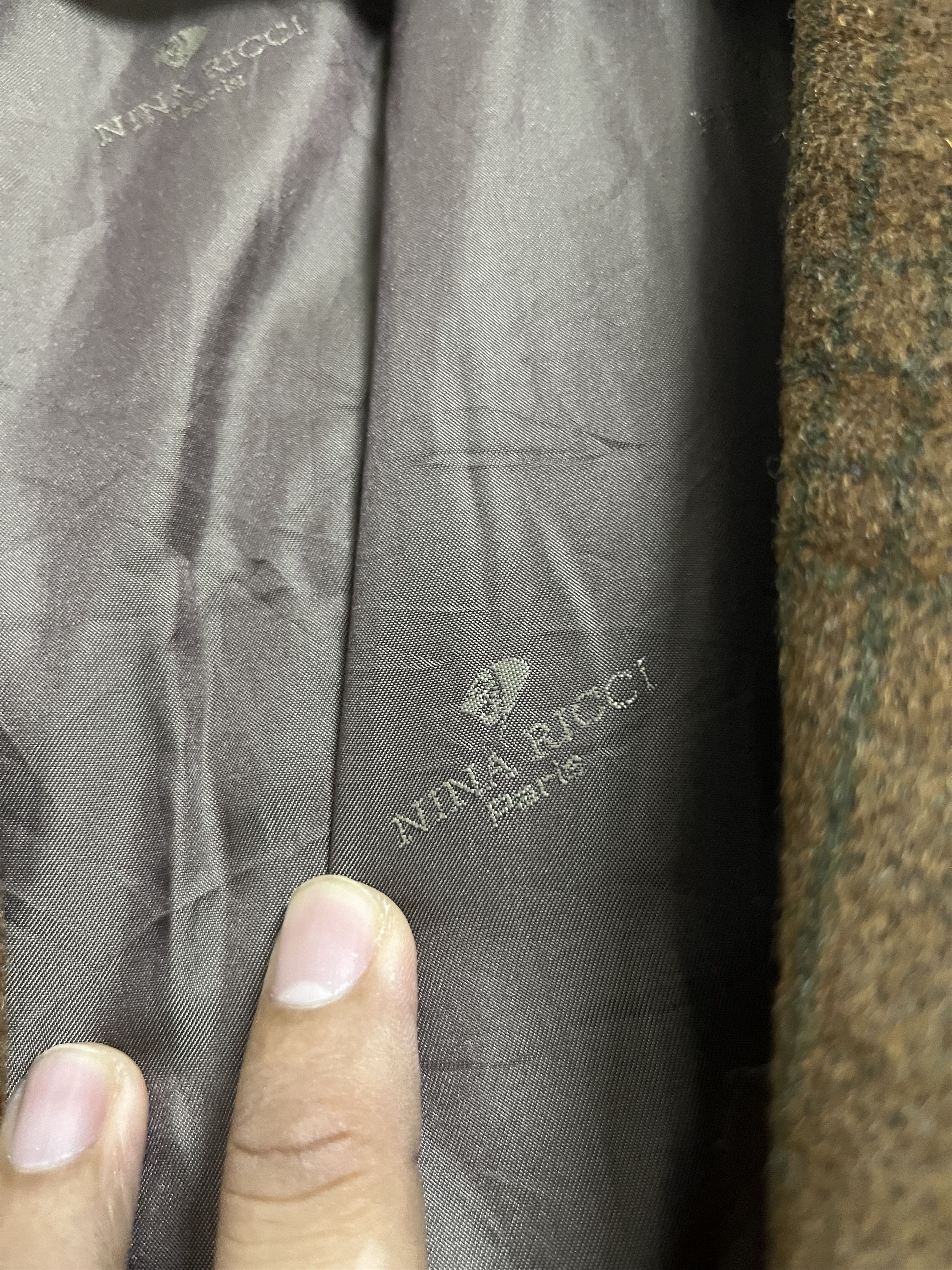 Stefano Ricci 💥Luxurious NINA RICCI MONSIEUR Brown PLAID Wool Blazer Size US M / EU 48-50 / 2 - 8 Thumbnail