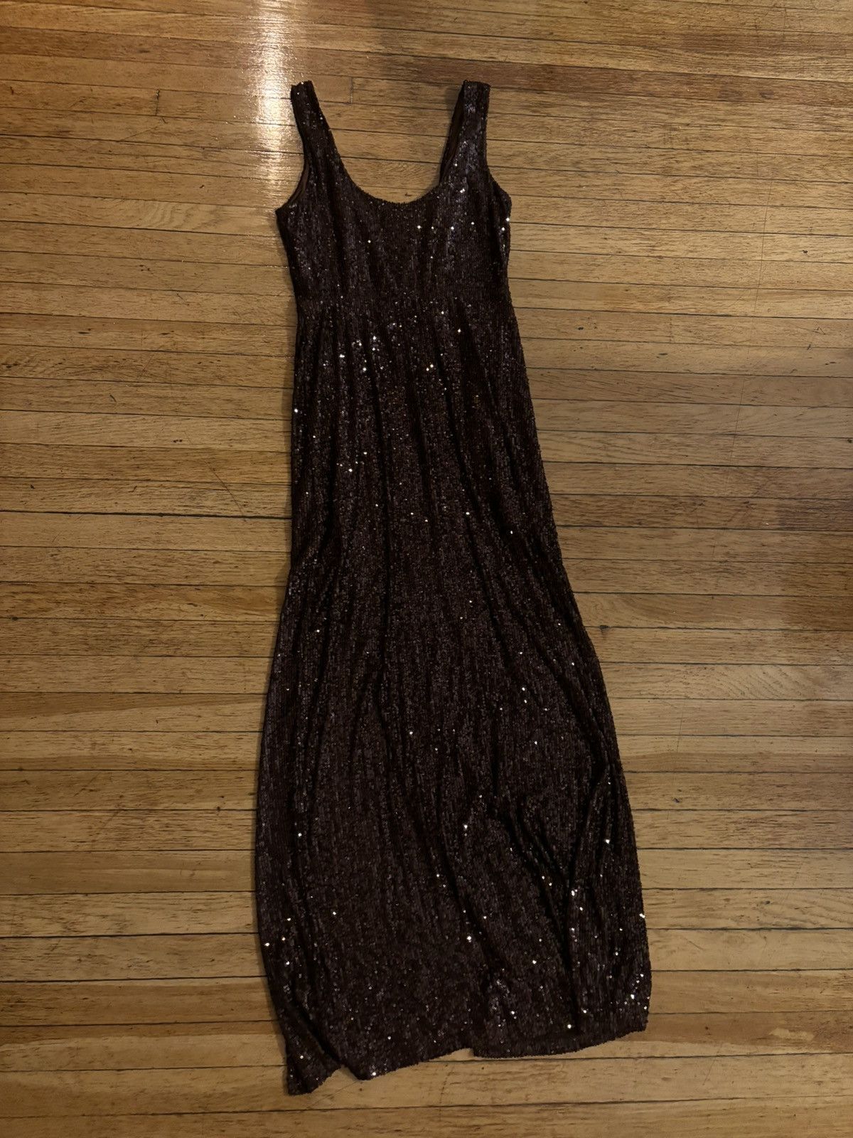 Bebe Bebe scoop neck sequin evening gown Size M / US 6-8 / IT 42-44 - 1 Thumbnail
