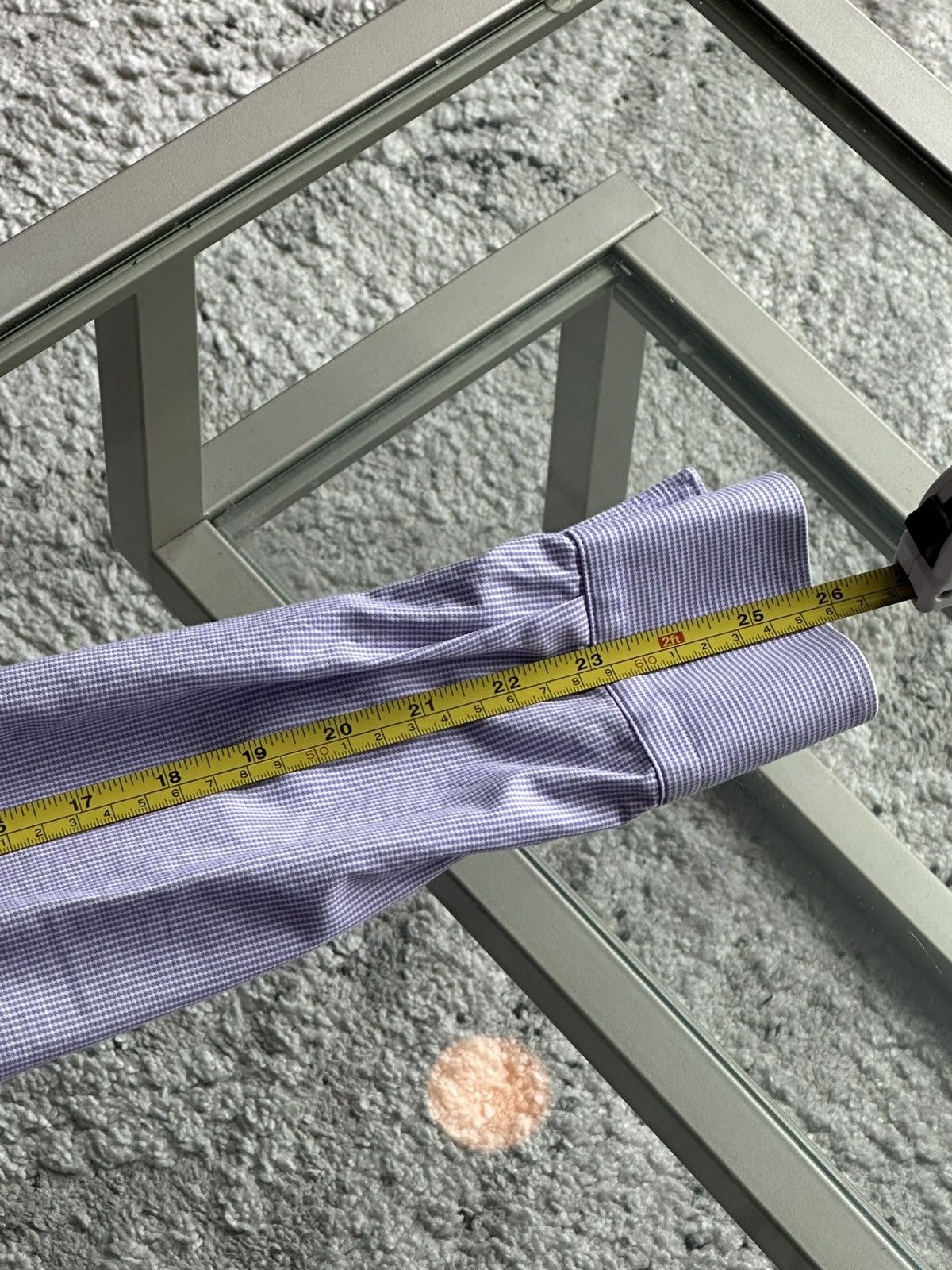 Hugo Boss Purple Hugo Boss Microcheck Dress shirt Size US M / EU 48-50 / 2 - 2 Thumbnail