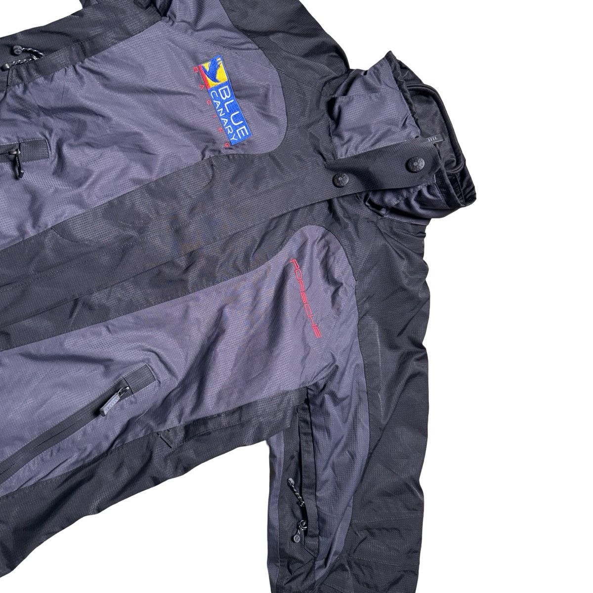 Other Vintage Porsche Blue Canary Racing Jacket Windbreaker S Size S / US 4 / IT 40 - 2 Thumbnail