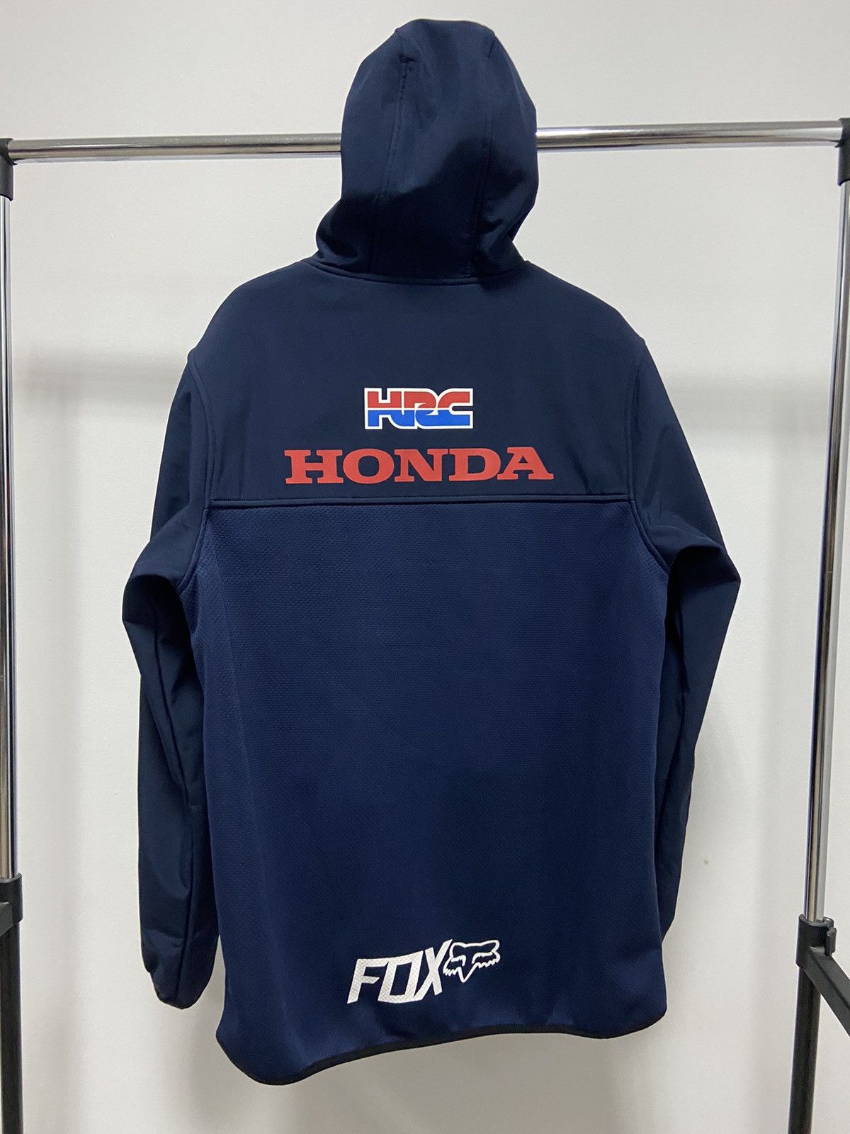 Fox Racing × Honda × Vintage Fox Racing Honda Jacket Vintage Team Big Logo soft shell Size US L / EU 52-54 / 3 - 2 Thumbnail