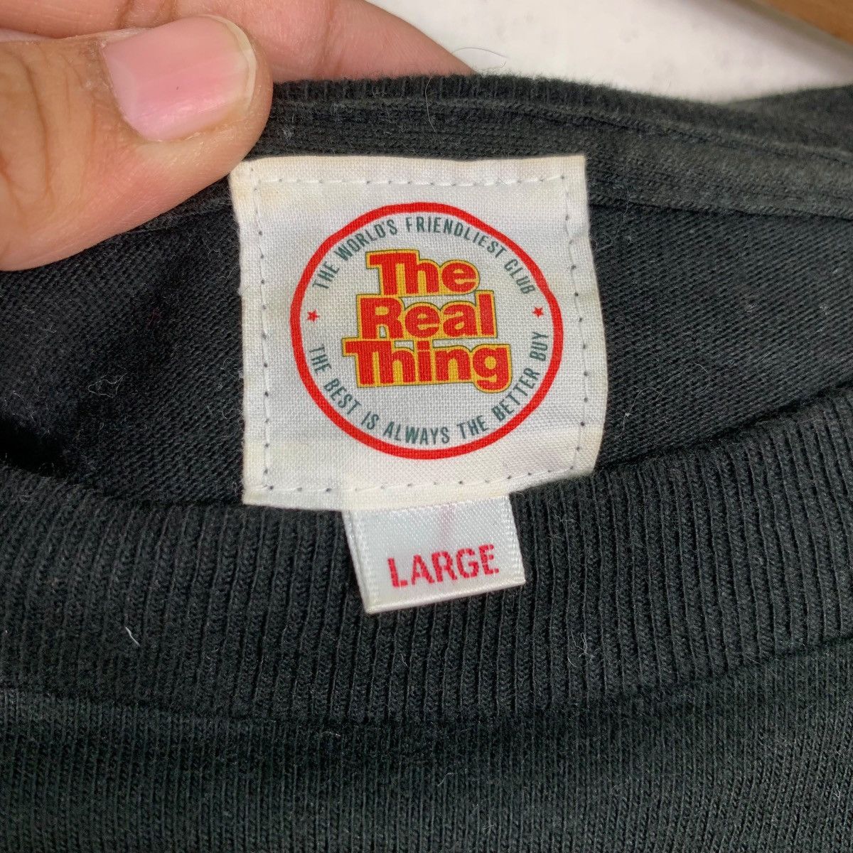 Japanese Brand THE REAL THING The Mobstar Japan LS Tees #0227-C11 Size US L / EU 52-54 / 3 - 12 Thumbnail
