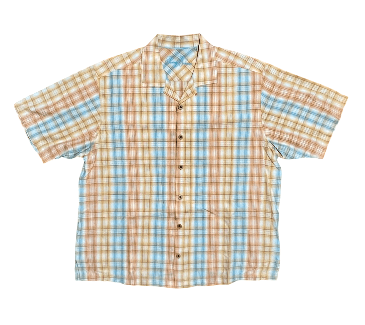 Tommy Bahama Tommy Bahama Plaid Short Sleeve Button Down Shirt Size US XL / EU 56 / 4 - 1 Thumbnail
