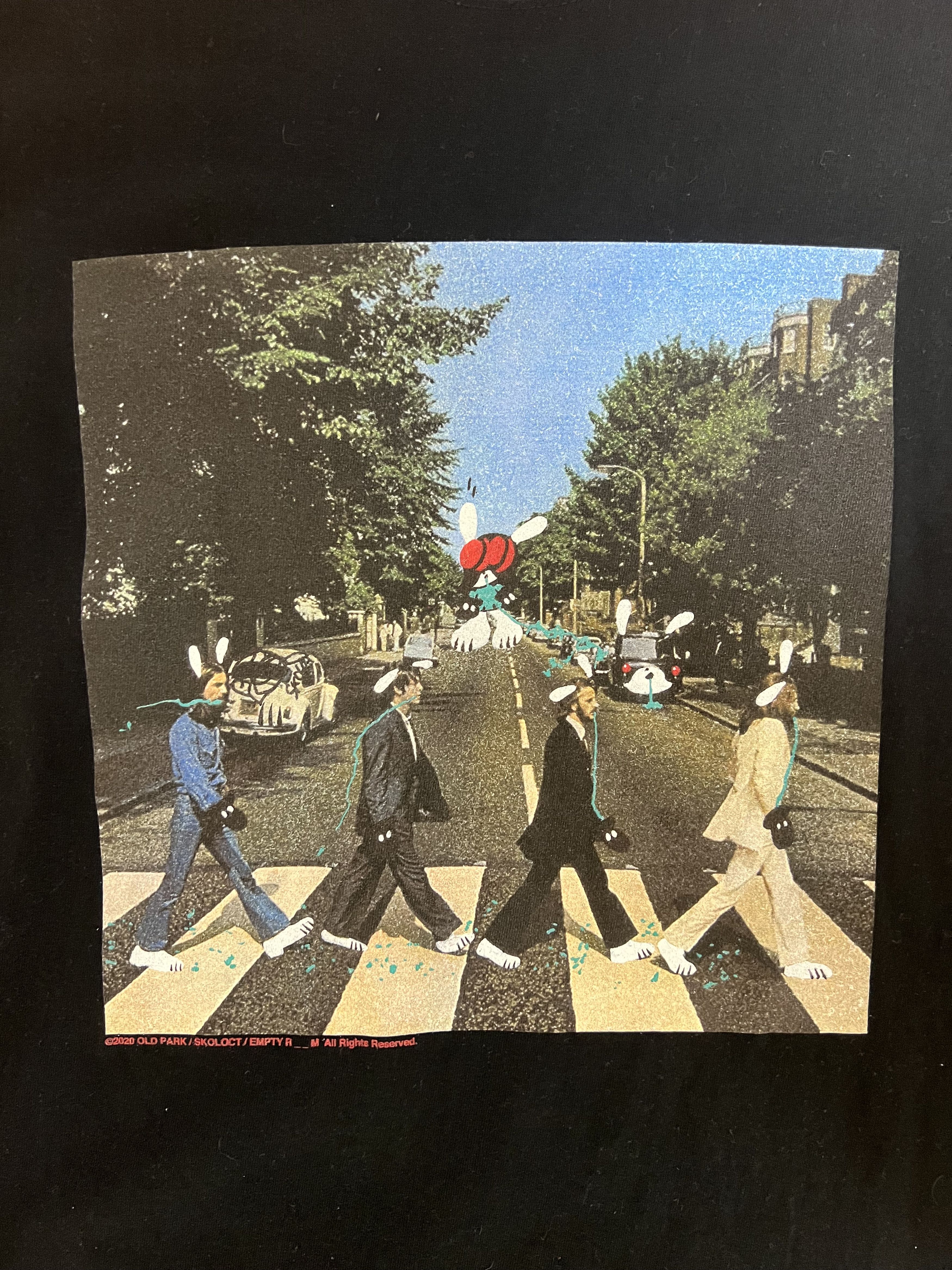 Skoloct 💚 The Beatles x Skoloct Abbey Road Tee Black Large Size US L / EU 52-54 / 3 - 3 Thumbnail