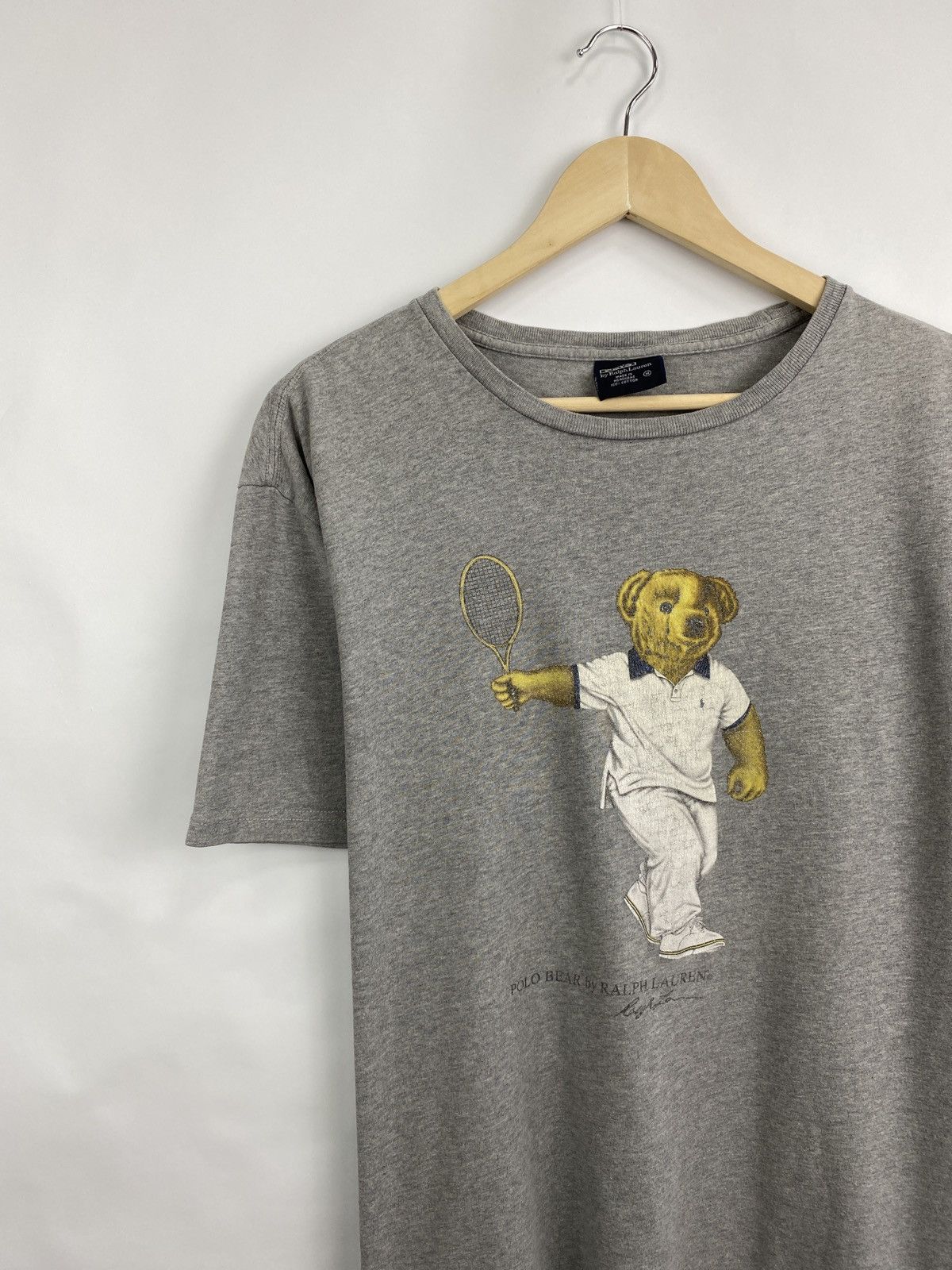 Polo Ralph Lauren 🇺🇸 Vintage 90s Polo Bear Ralph Lauren T-Shirt Rare Retro Hype Size US M / EU 48-50 / 2 - 2 Thumbnail