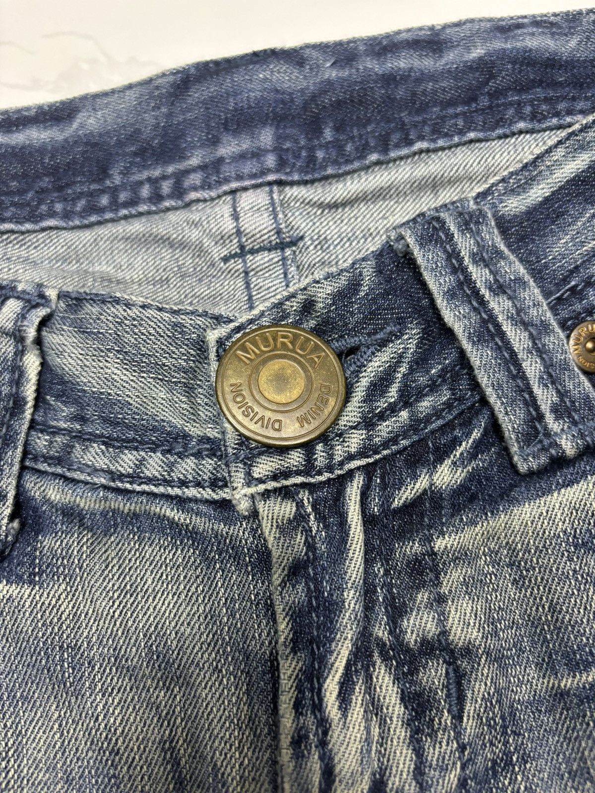 If Six Was Nine 🔥MURUA DISTRESSED DENIM HIGH RISE JEANS PUNK GOTHIC JEAN Size US 30 / EU 46 - 9 Thumbnail