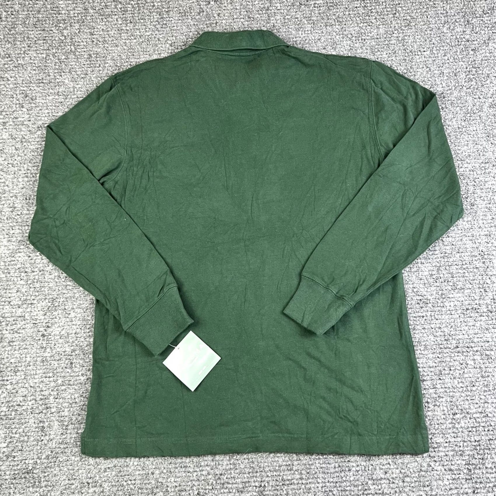 Vintage Sonoma Polo Shirt Medium Green Long Sleeve 100% Cotton 2-Button Size US M / EU 48-50 / 2 - 3 Thumbnail