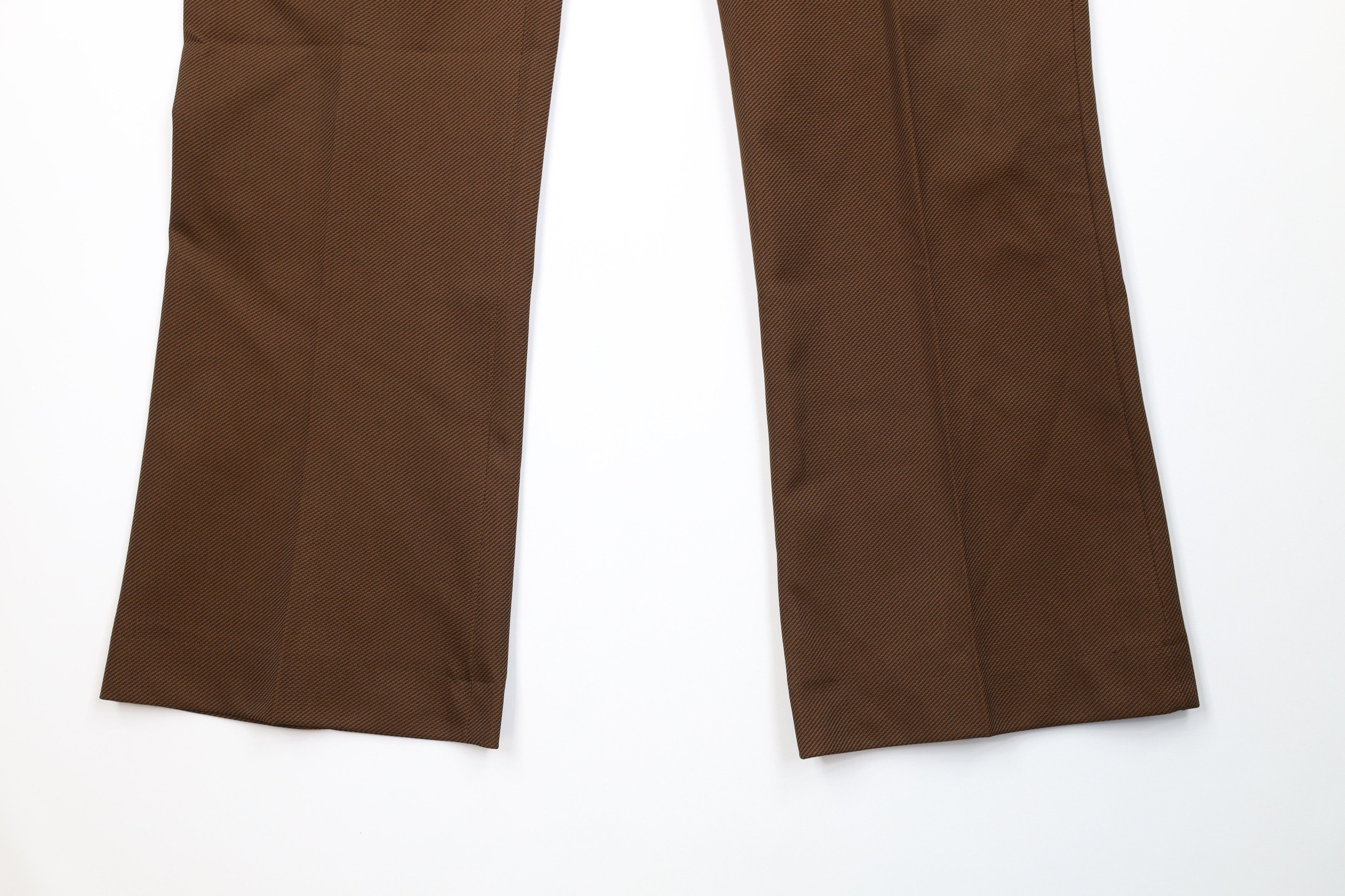 Vintage Vintage 70s Streetwear Bell Bottoms Chino Pants Brown USA Size US 38 / EU 54 - 4 Thumbnail