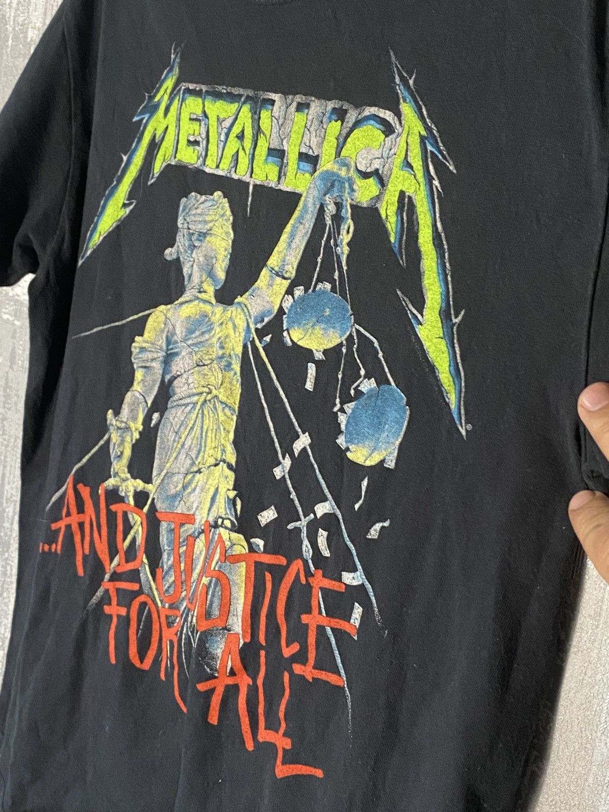 Metallica × Vintage Vintage Metallica And Justice For All Rock T-shirt 2006 Size US M / EU 48-50 / 2 - 3 Thumbnail