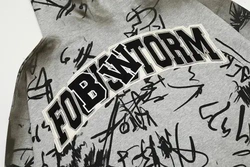 Other Street Graffiti Oversized Hoodie Size US L / EU 52-54 / 3 - 3 Thumbnail