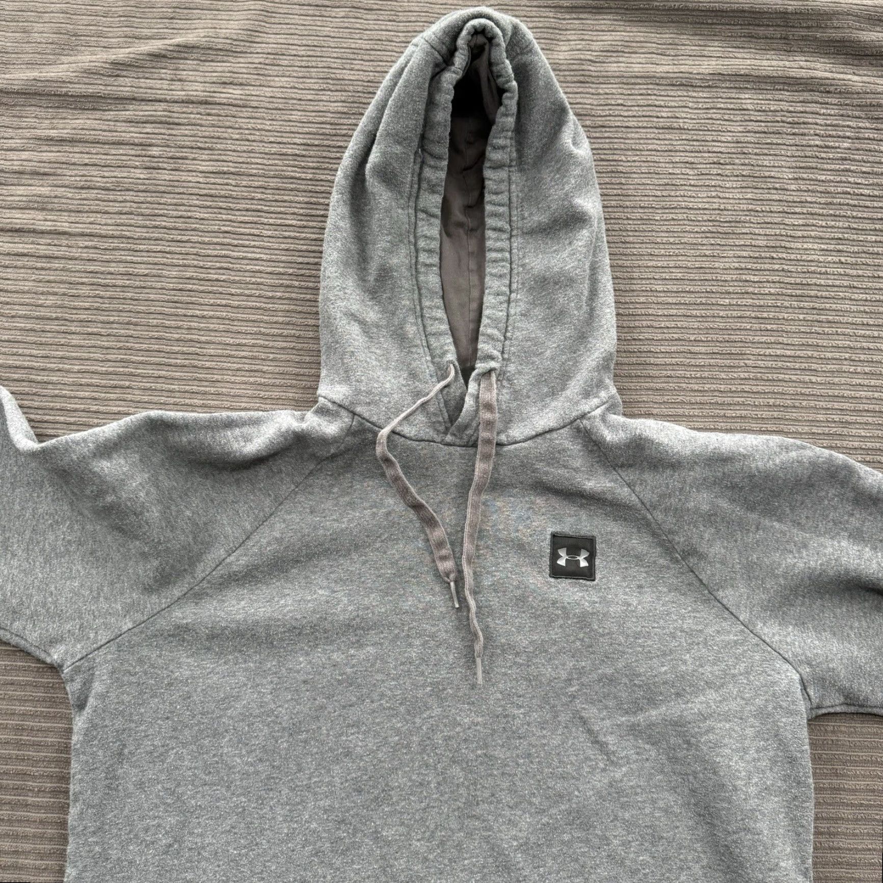 Under Armour Under Armour Hoodie Men M Gray Cotton Gym Training Outdoors Lifting Hoodie Pullover Athletic All Seasons Size US M / EU 48-50 / 2 - 8 Thumbnail