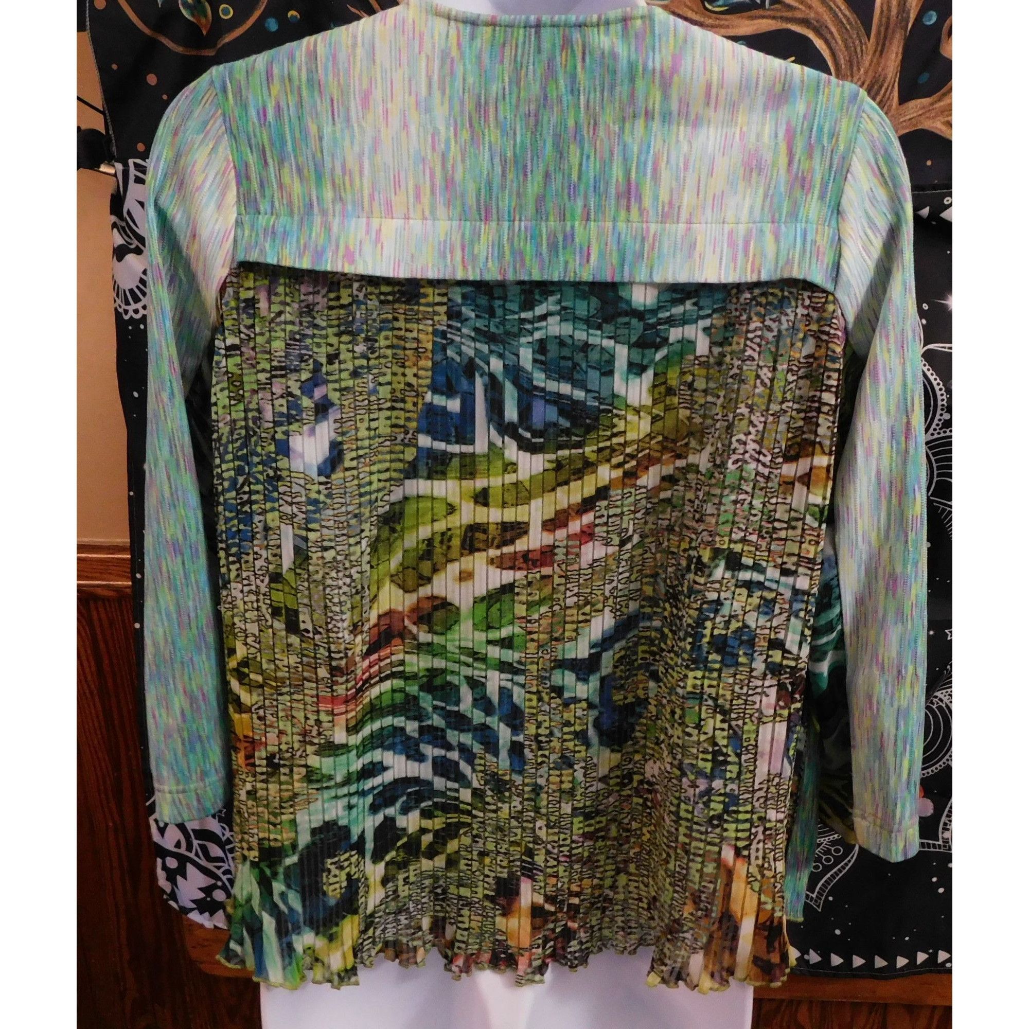 Other Vintage 90s Alberto Makali Rainbow Mermaidcore Animal Print Size M / US 6-8 / IT 42-44 - 2 Thumbnail