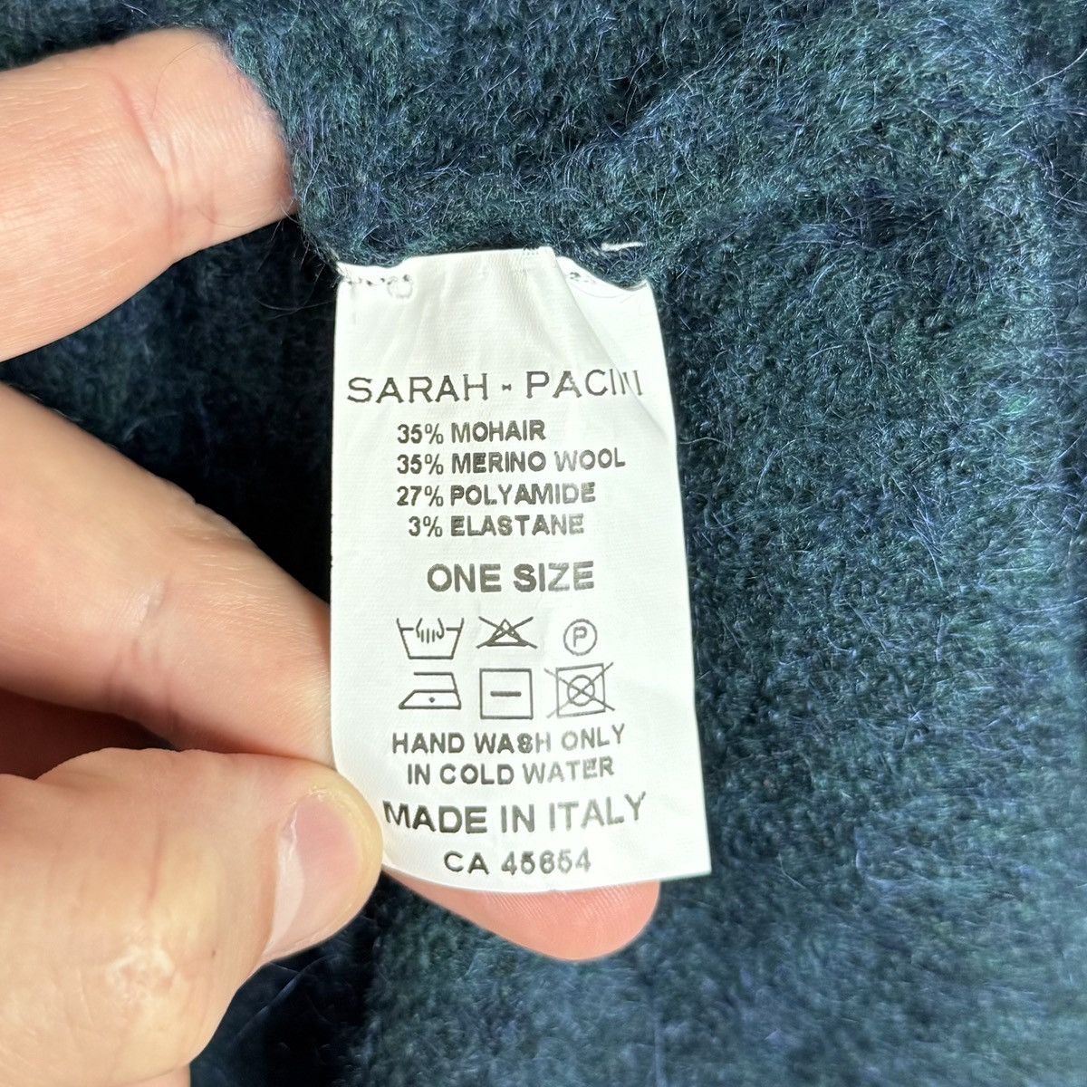 Sarah Pacini Sarah Pacini V-Neck Mohair-Merino Wool Long Sweater Size OS Size ONE SIZE - 12 Thumbnail