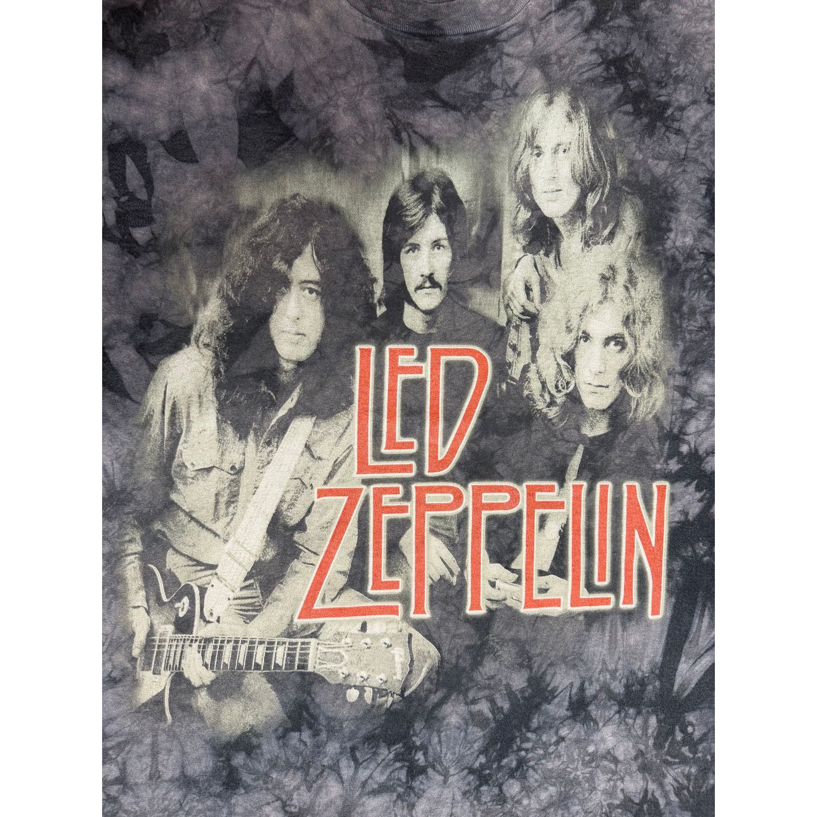 Band Tees × Liquid Blue × Vintage Vintage 90s Liquid Blue Led Zeppelin Tie Dye Band T-Shirt Size US L / EU 52-54 / 3 - 3 Thumbnail