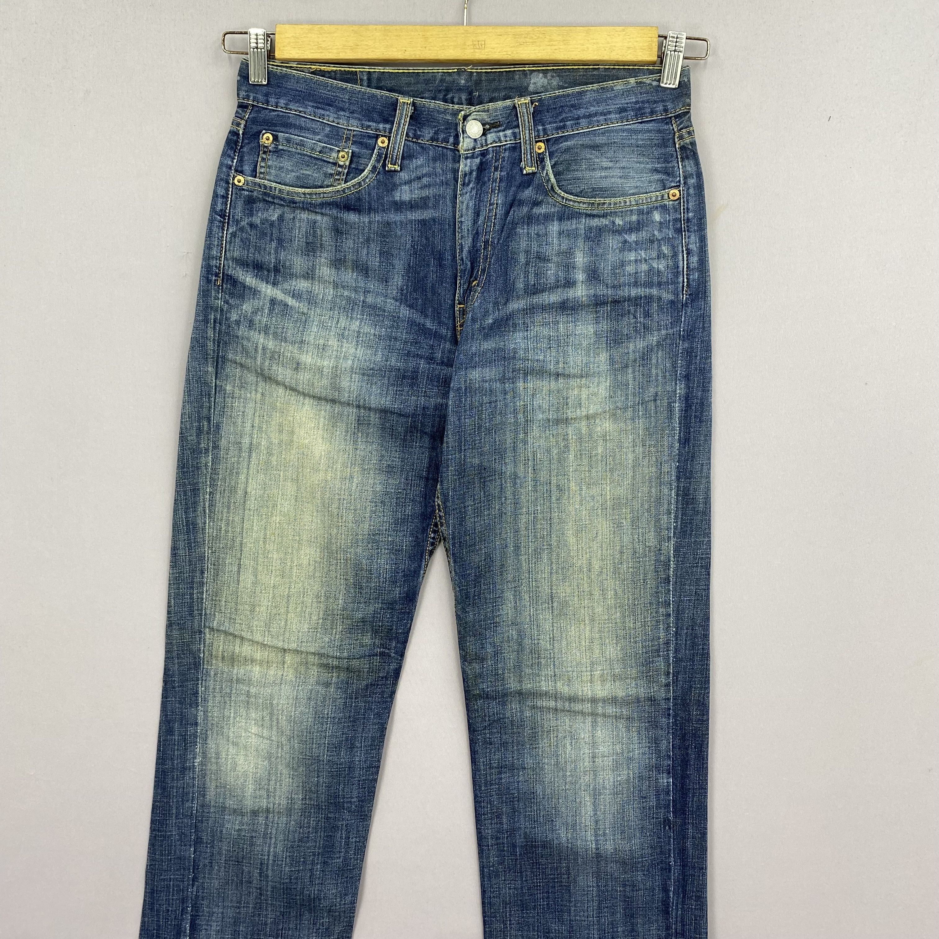 Levi's Vintage Y2K Levis Faded Jeans Light Blue Wash Denim BS47151 Size US 32 / EU 48 - 3 Thumbnail