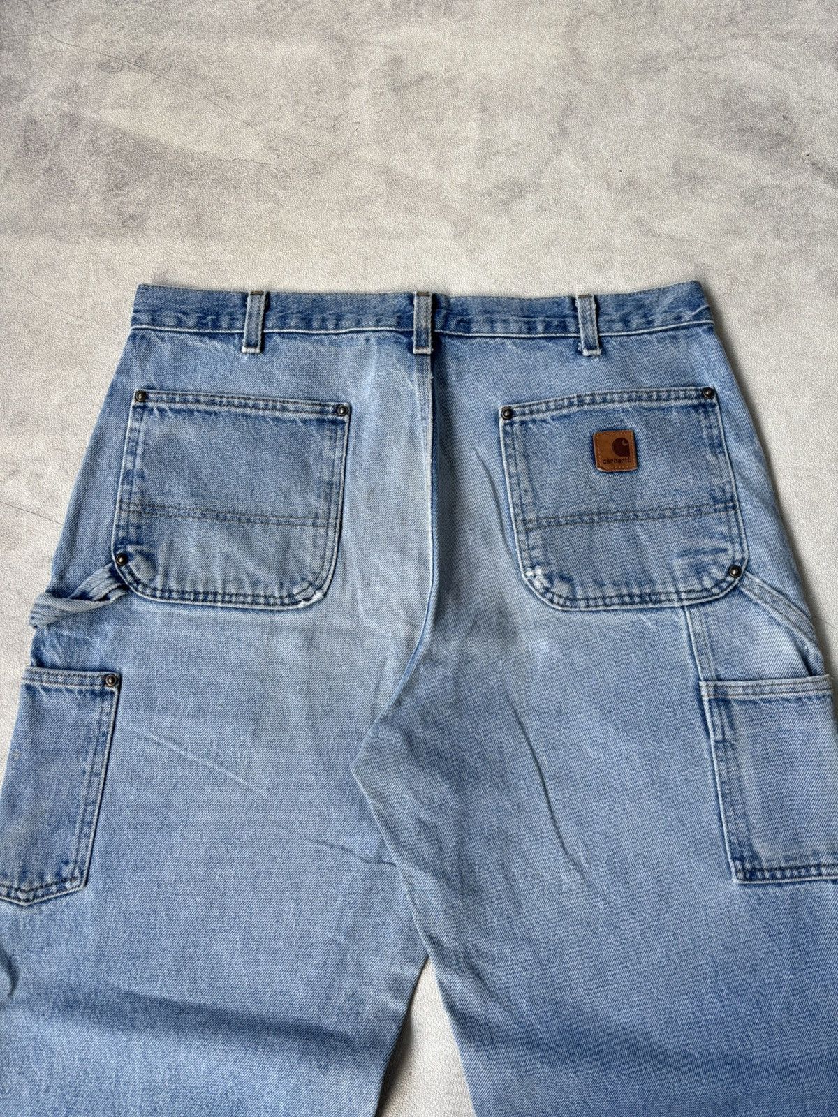Carhartt ⚒️SOLD⚒️faded carhartt double knee B73 size 36 Size US 36 / EU 52 - 2 Thumbnail