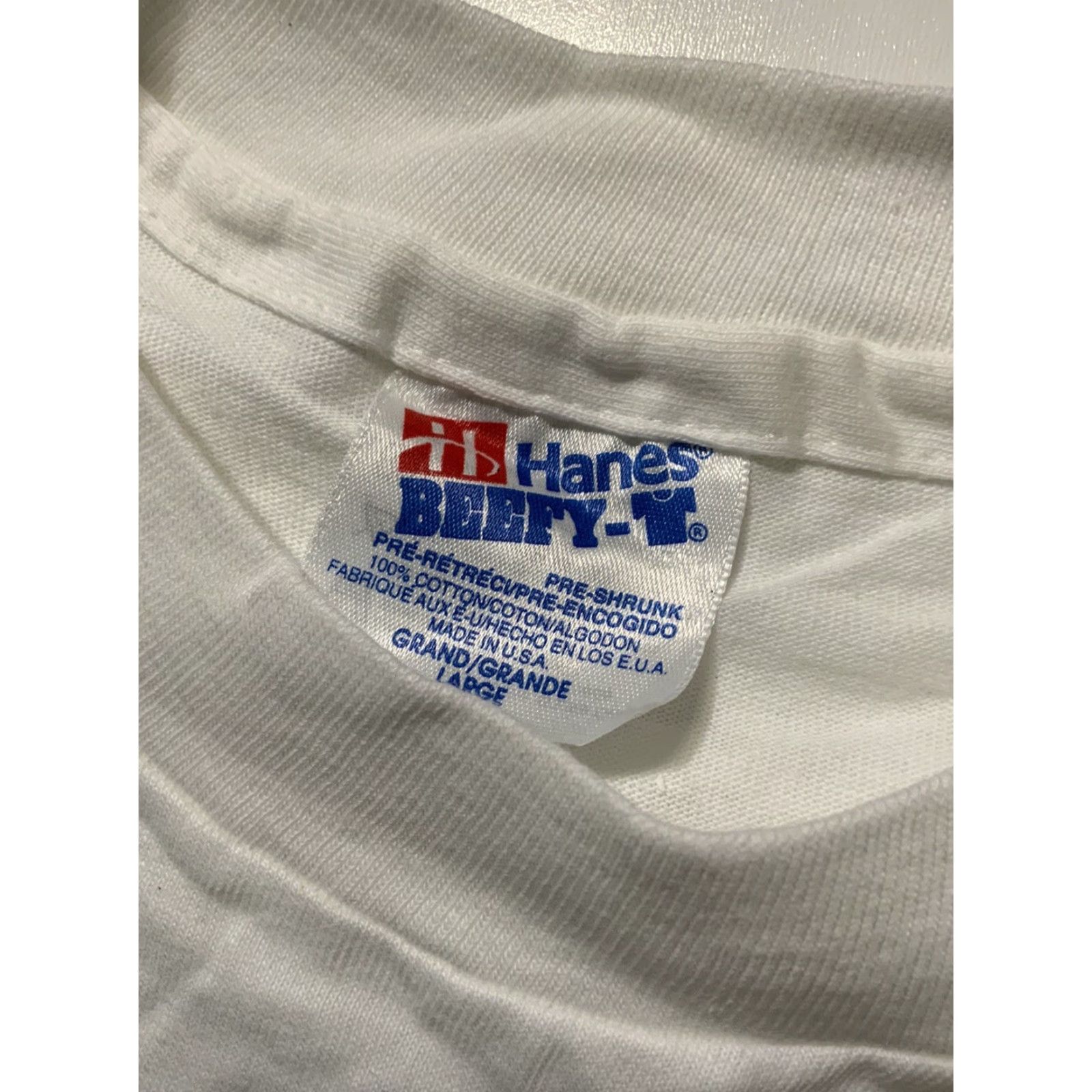 Vintage VINTAGE 90s Los Angeles Times Newspaper Single Stitch Graphic T-Shirt XL Size US XL / EU 56 / 4 - 6 Thumbnail