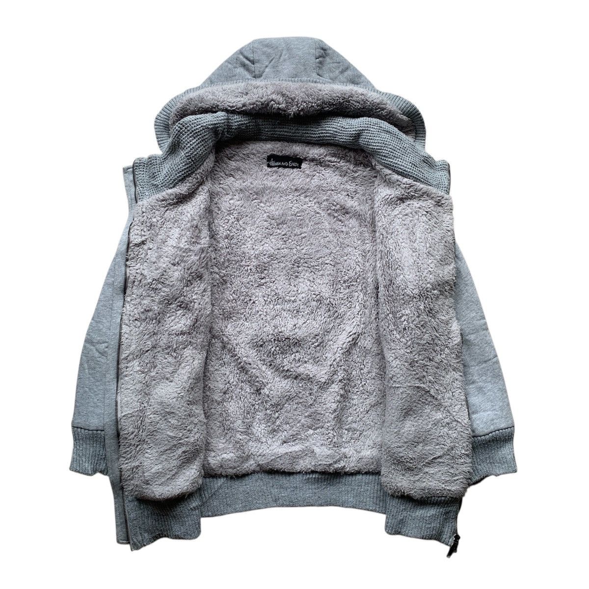 14th Addiction Maruoka Shoji Heaven and Earth Skull Sherpa Zip Hoodie Size US M / EU 48-50 / 2 - 5 Thumbnail