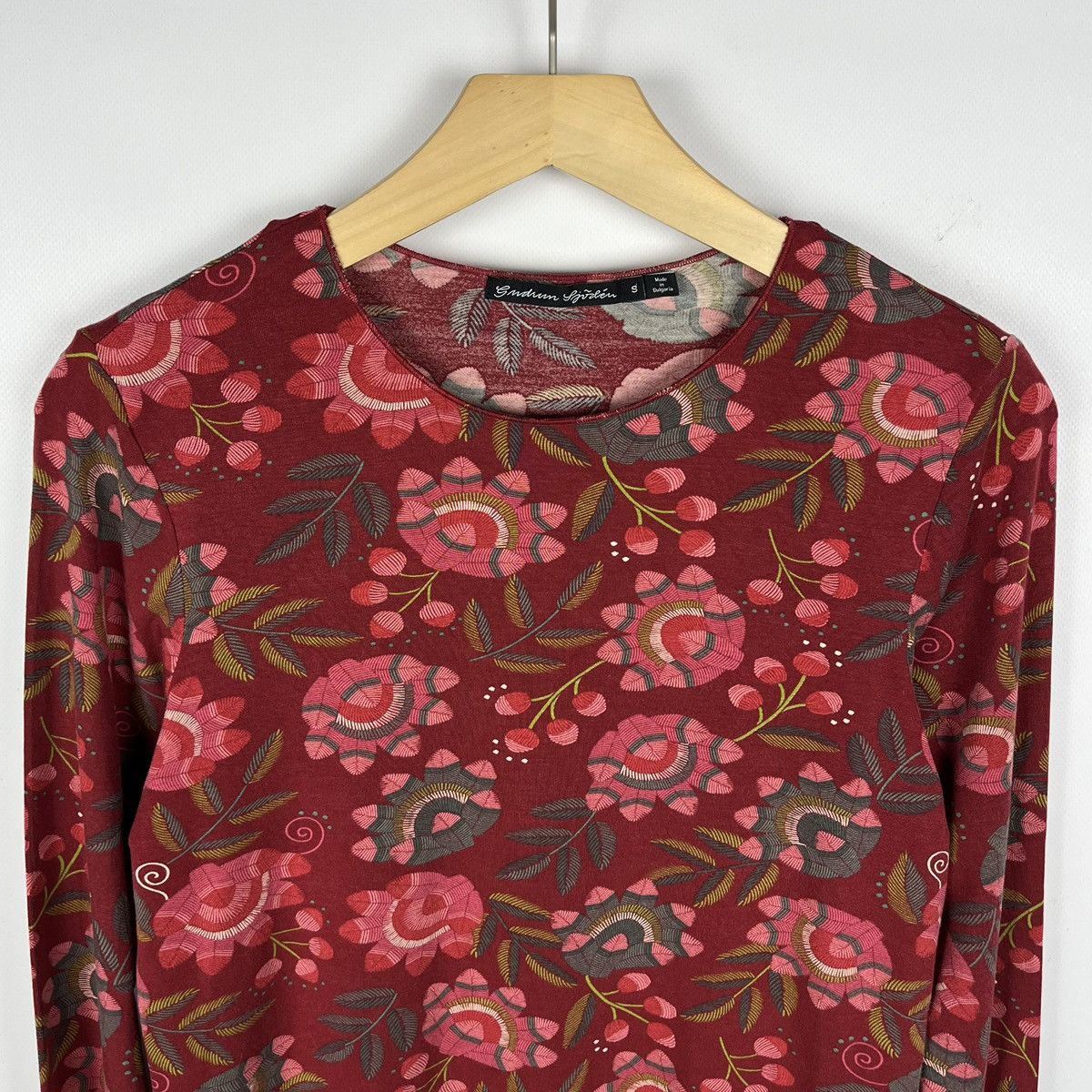 Gudrun Sjoden Designer Gudrun Sjoden ladies floral pattern tunic blouse Size S / US 4 / IT 40 - 2 Thumbnail