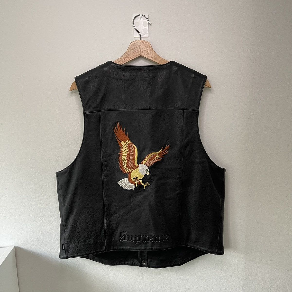 Supreme Supreme Eagle Leather Vest Size US L / EU 52-54 / 3 - 2 Thumbnail