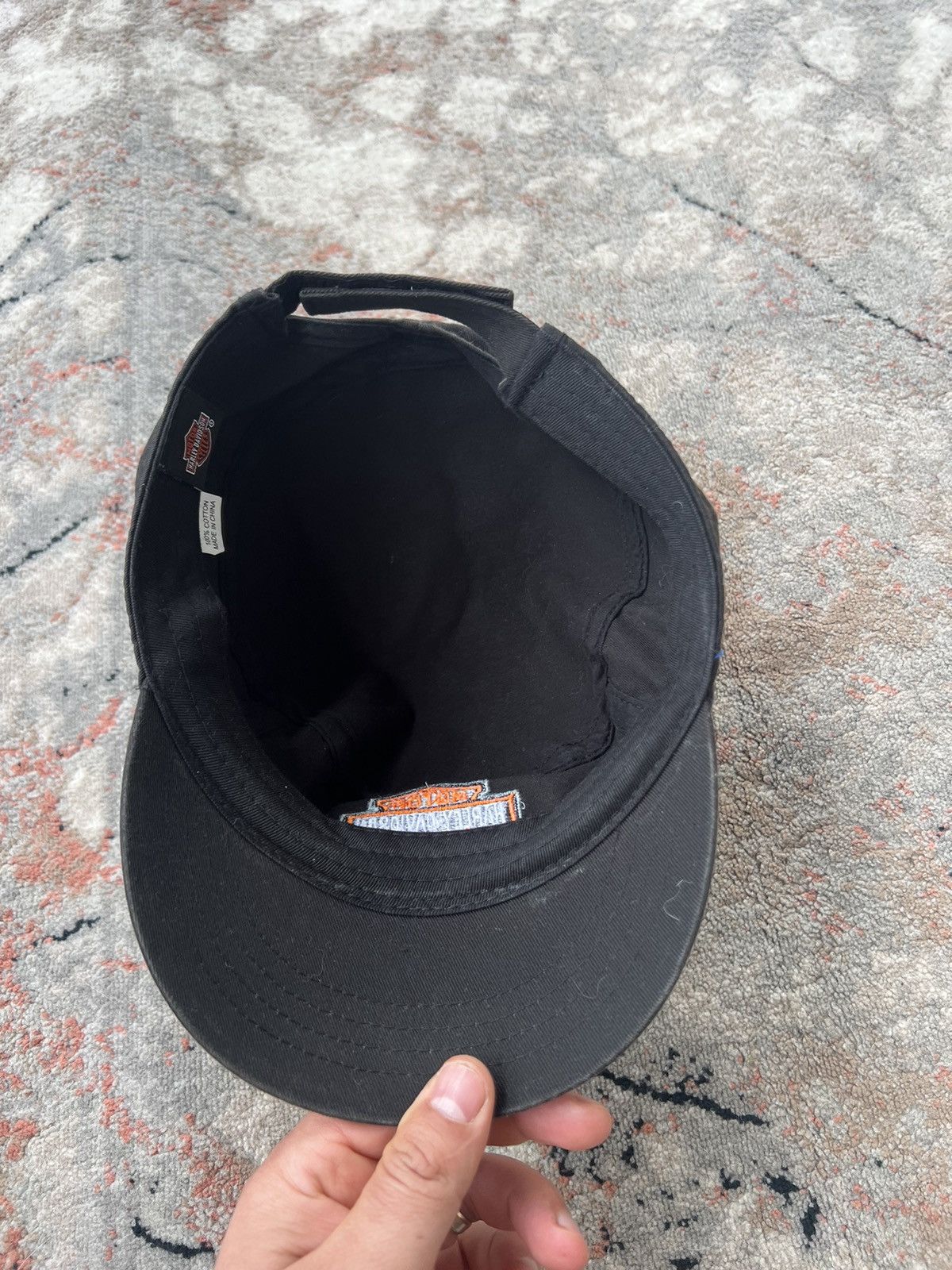 Harley Davidson × Vintage Harley Davidson Vintage Cap Size ONE SIZE - 3 Thumbnail
