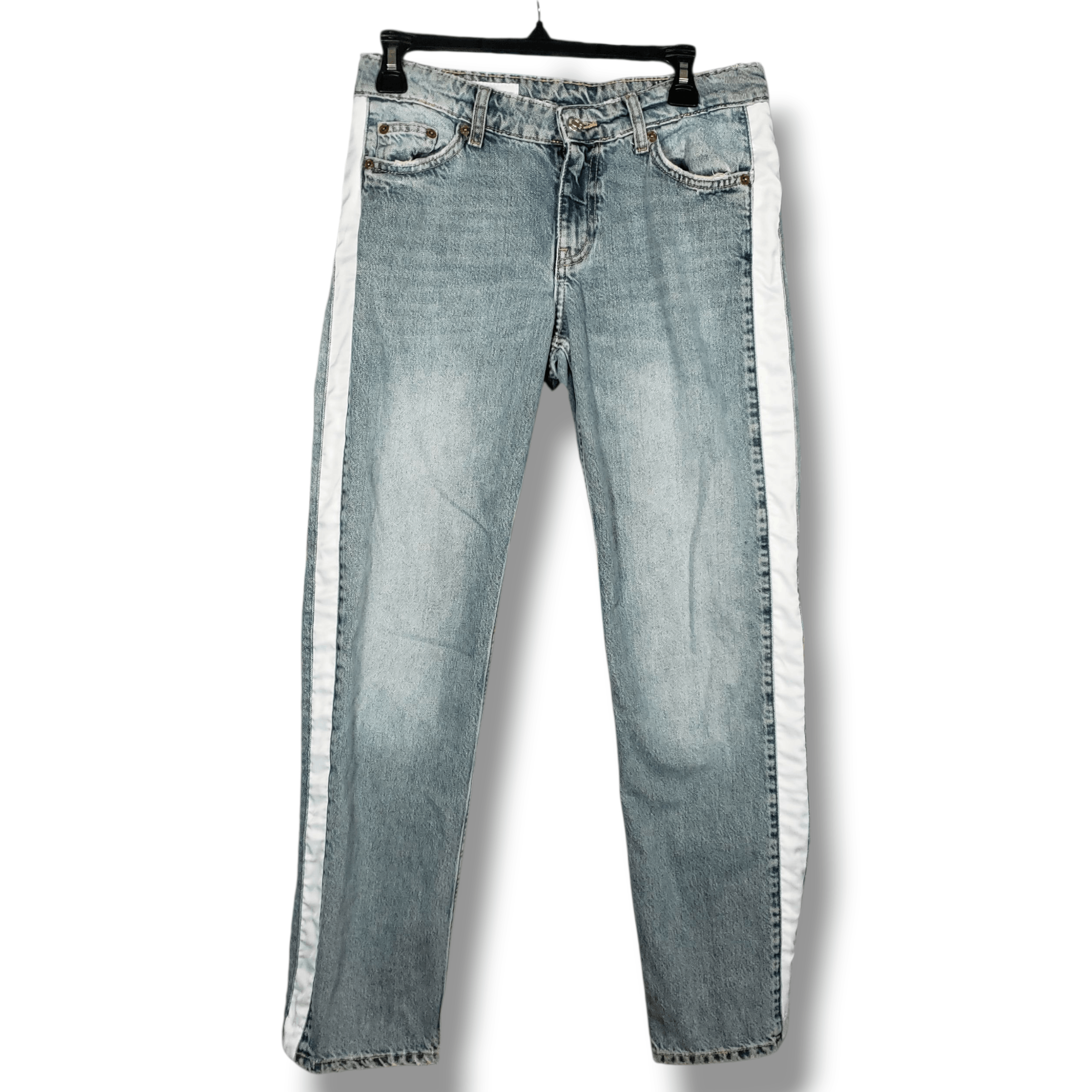 Zara ZARA Y2K Low Rise Straight Leg Denim Jeans US 4 Size 30" / US 8 / IT 44 - 1 Thumbnail