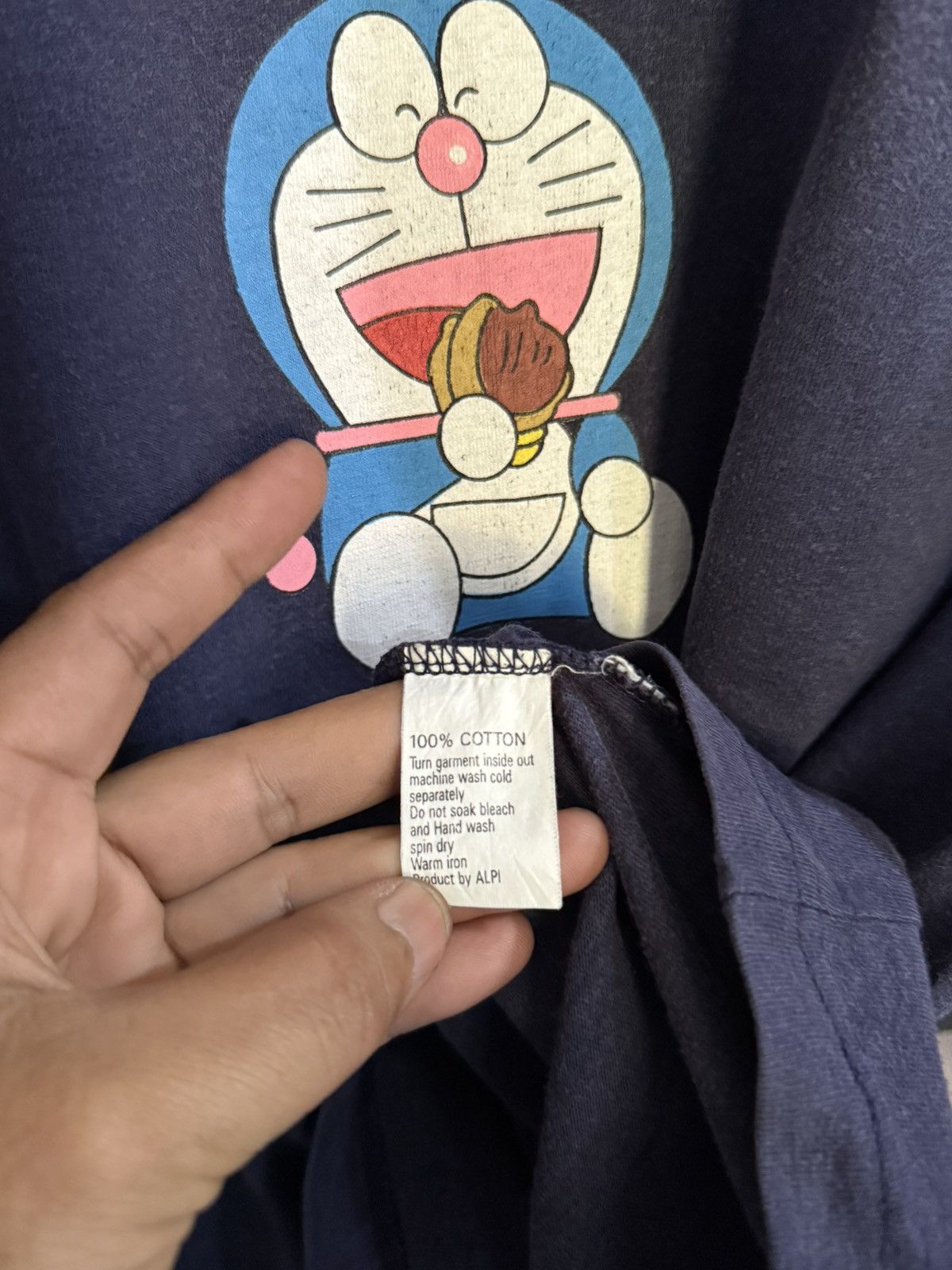 Anime Rare Vintage Fujiko Pro 1970 Doreamon Animation Sun Faded T Size US M / EU 48-50 / 2 - 4 Thumbnail
