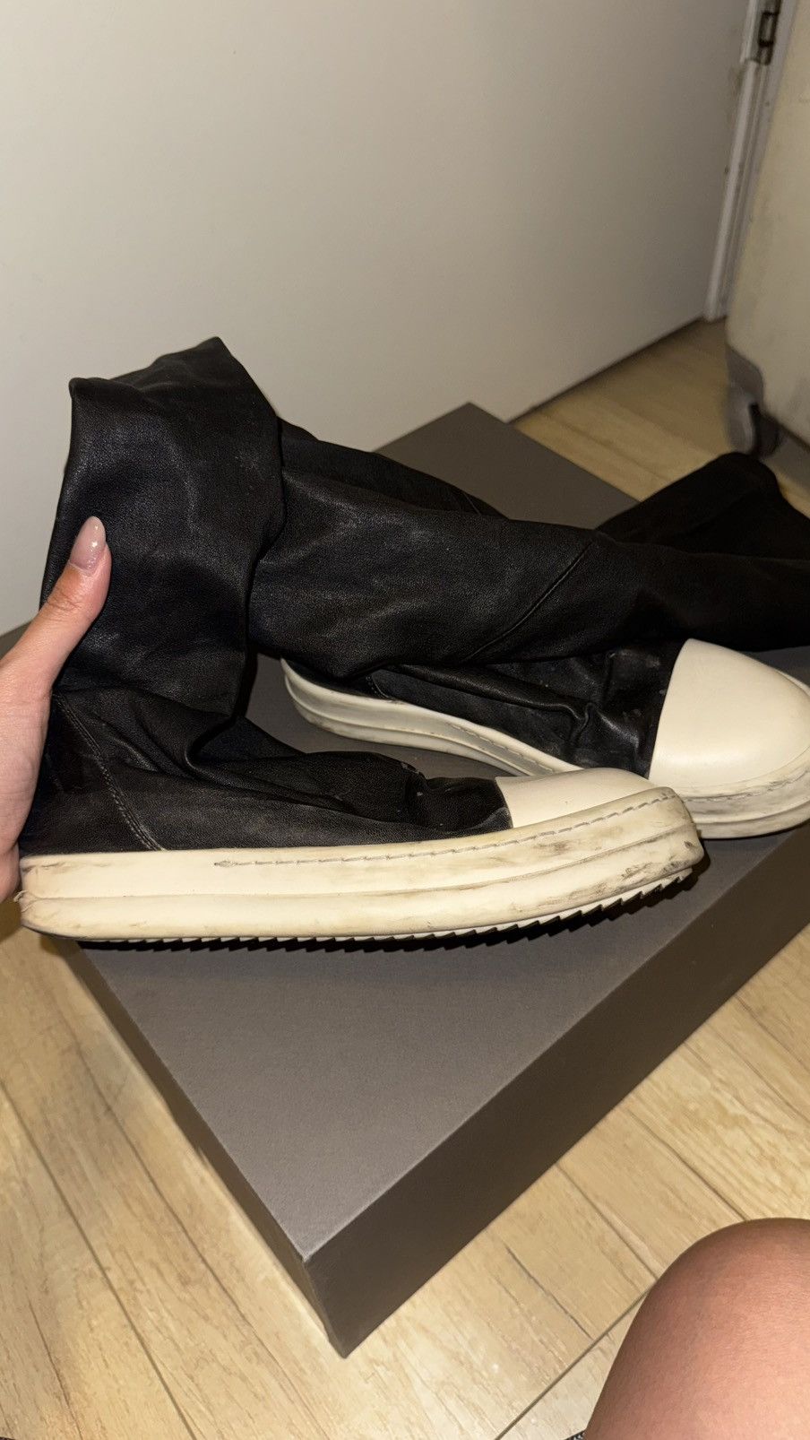 Rick Owens Rick Owens Thigh High Sock Shoes Size US 6 / IT 36 - 3 Thumbnail