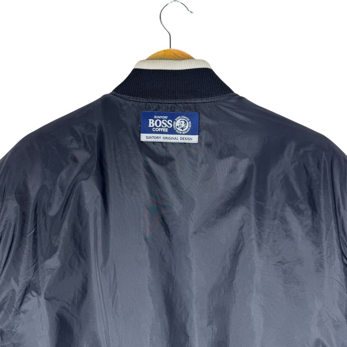 Japanese Brand ⚡️SUNTORY BOSS COFFEE REVERSIBLE BOMBER JACKET Size US L / EU 52-54 / 3 - 16 Thumbnail