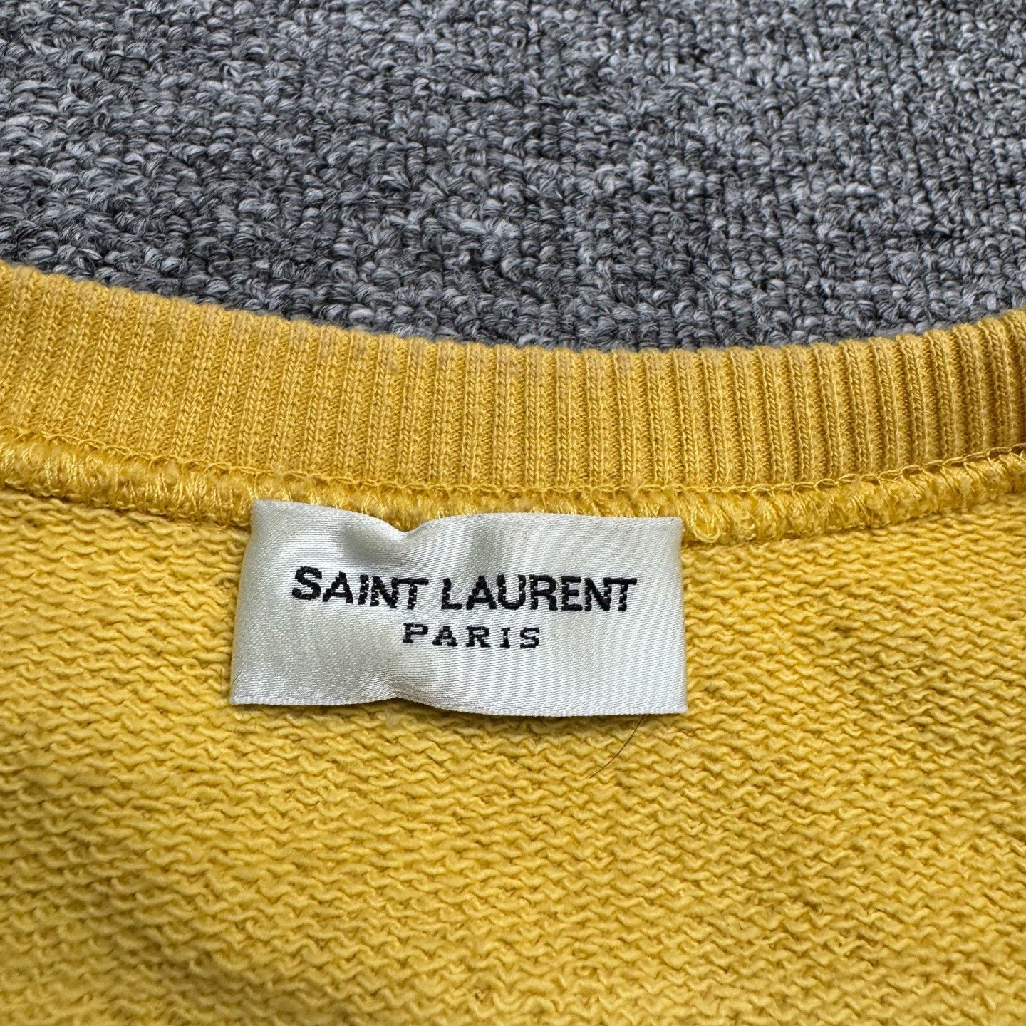 Saint Laurent Paris SLP Embroidered Logo Hoodie 95 New Stained 61/120/73 Size US XL / EU 56 / 4 - 2 Thumbnail