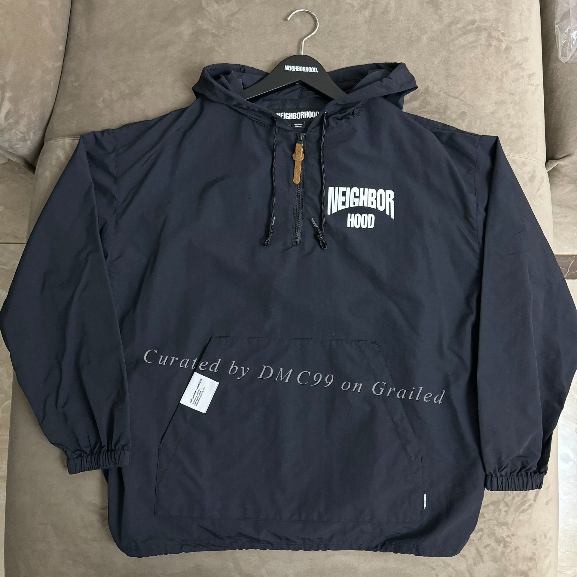 Neighborhood NEIGHBORHOOD ANORAK JACKET BLACK | Grailed