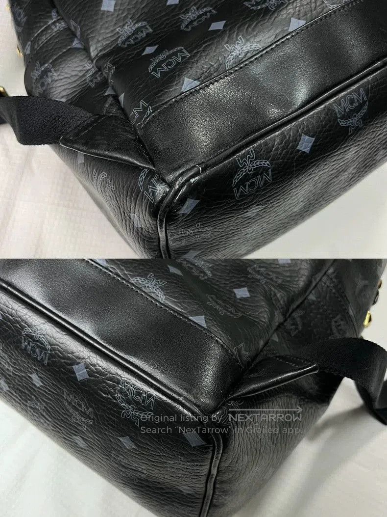 MCM MCM black rivet medium backpack. Size ONE SIZE - 9 Thumbnail