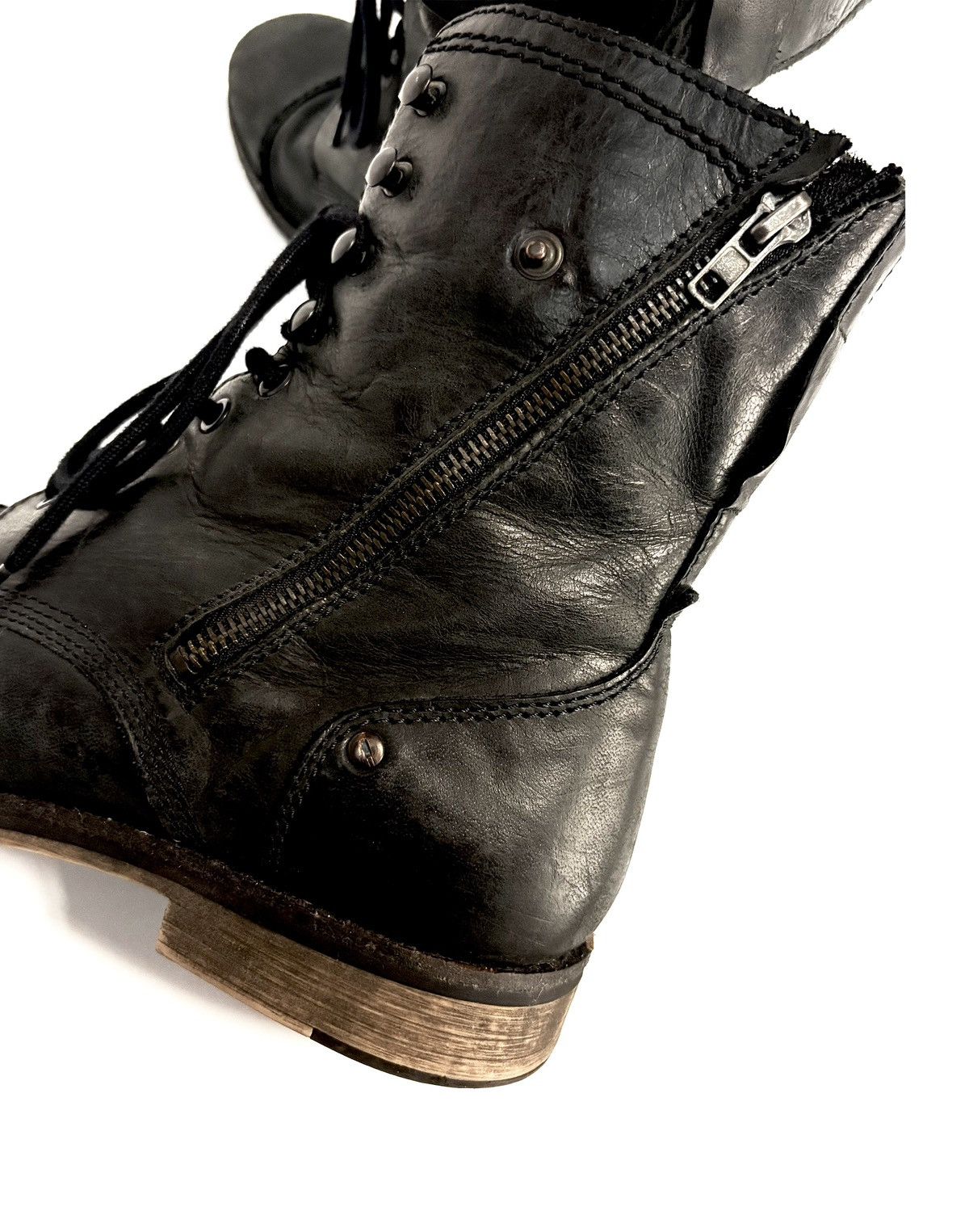 Japanese Brand Portuguese Leather Engineer Platform Boots Size US 10 / EU 43 - 10 Thumbnail