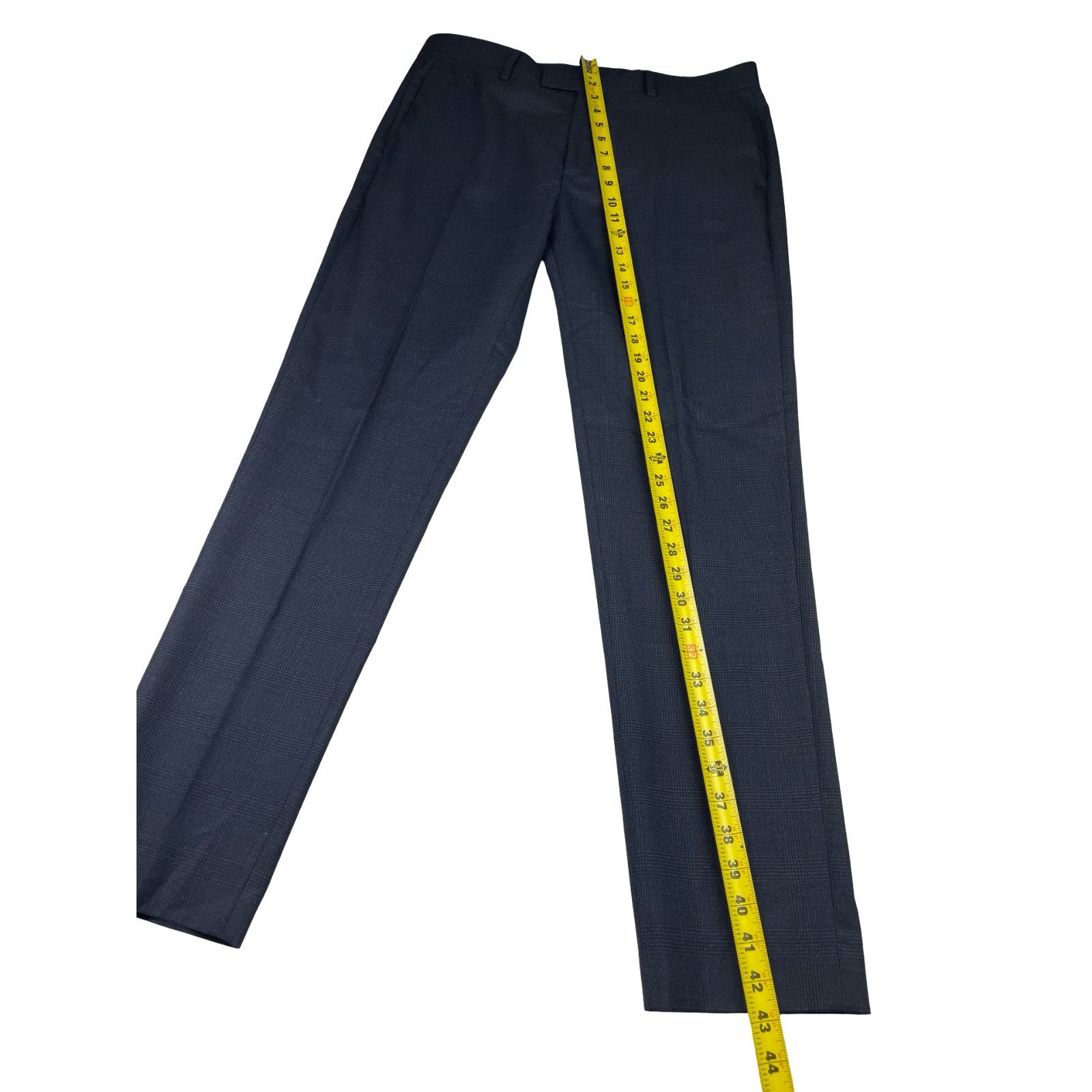 Banana Republic Banana Republic Men's Smart Weight Slim Fit Wool Suit Blue P Size 40L - 16 Thumbnail