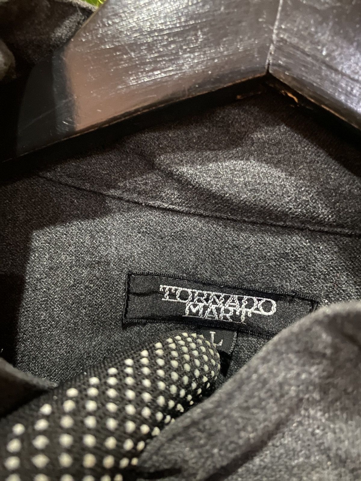 Tornado Mart Tornado Mart Minimalist Black High-Neck Jacket - Modern Size US M / EU 48-50 / 2 - 4 Thumbnail