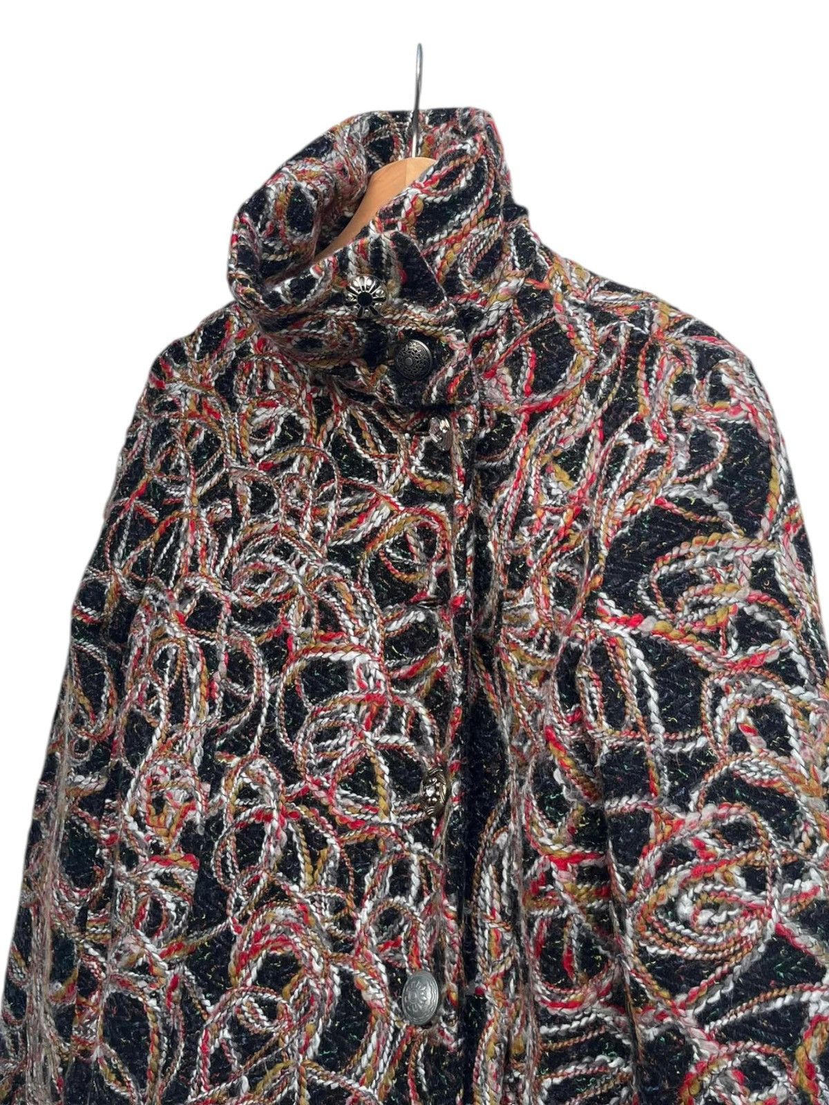 Desigual Desigual Twisted Boucle Fitted Coat Size 38 Size M / US 6-8 / IT 42-44 - 10 Thumbnail