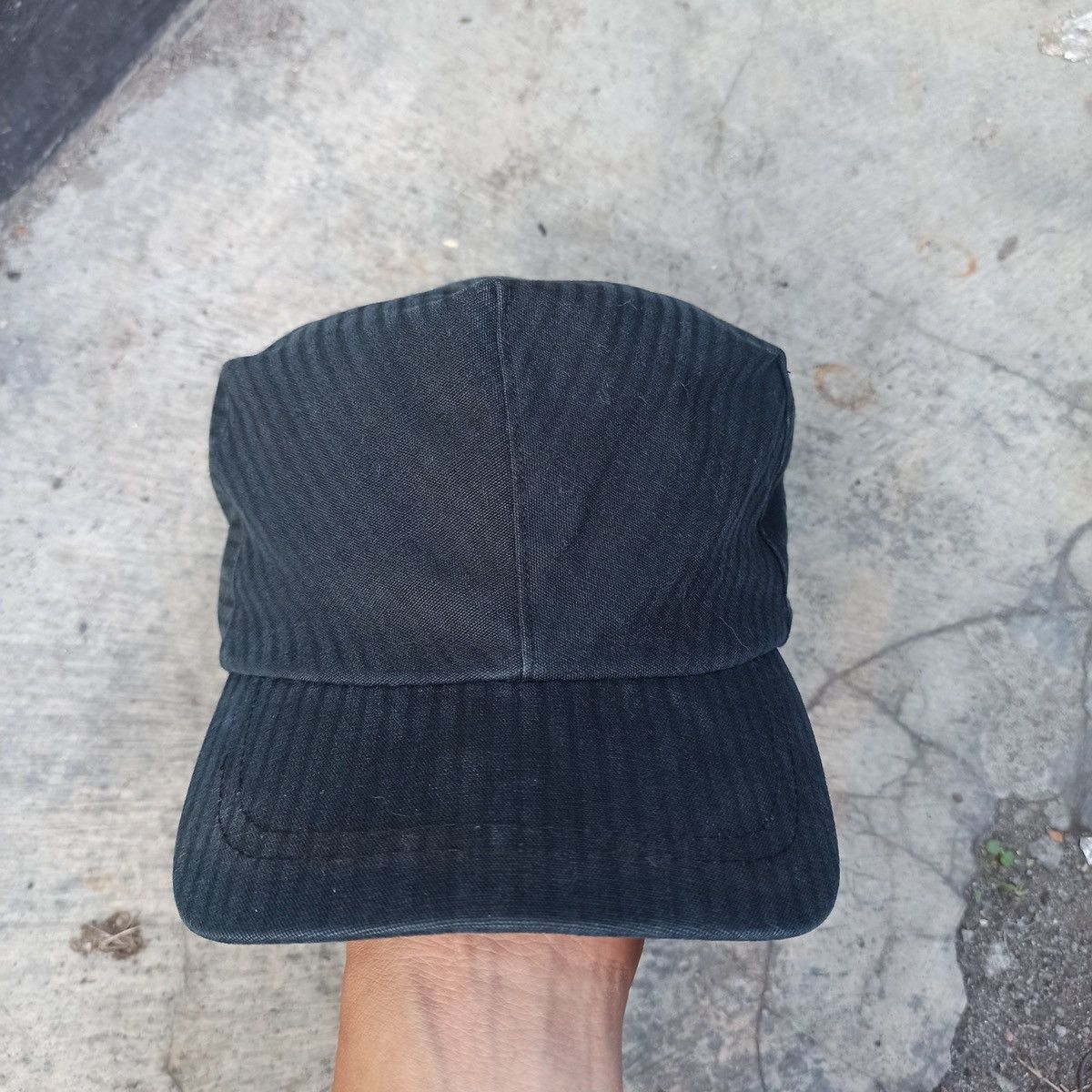 Unsound Rags Strip conductors cadet hat black on black by rocat Size ONE SIZE - 1 Thumbnail