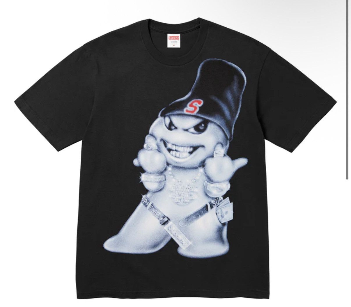 Supreme Supreme Snowman Tee black xxl Art dealer opium | Grailed