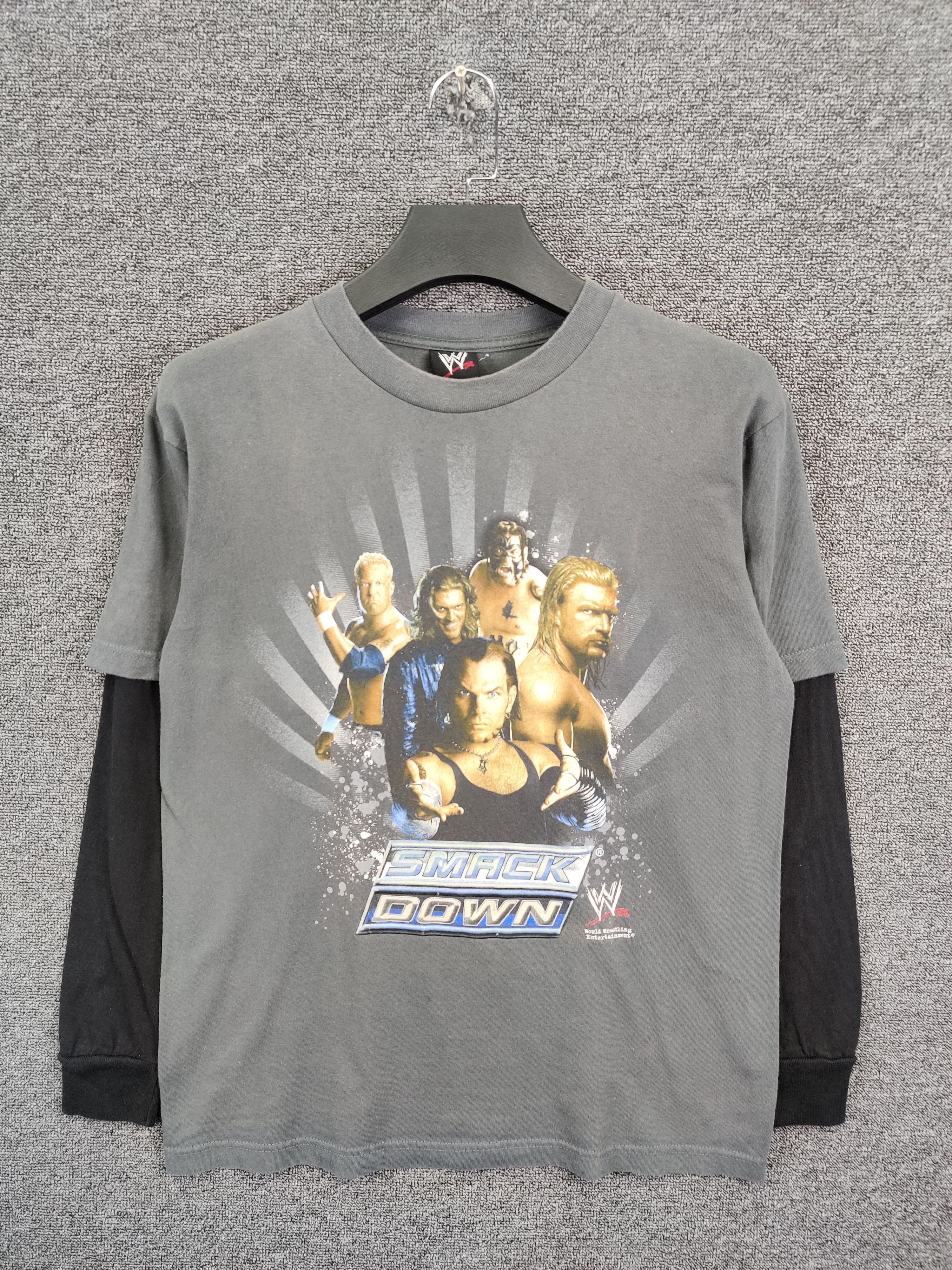 WWE Vintage Wwe Smack Down Long Tee Tshirt Size US XXL / EU 58 / 5 - 1 Thumbnail