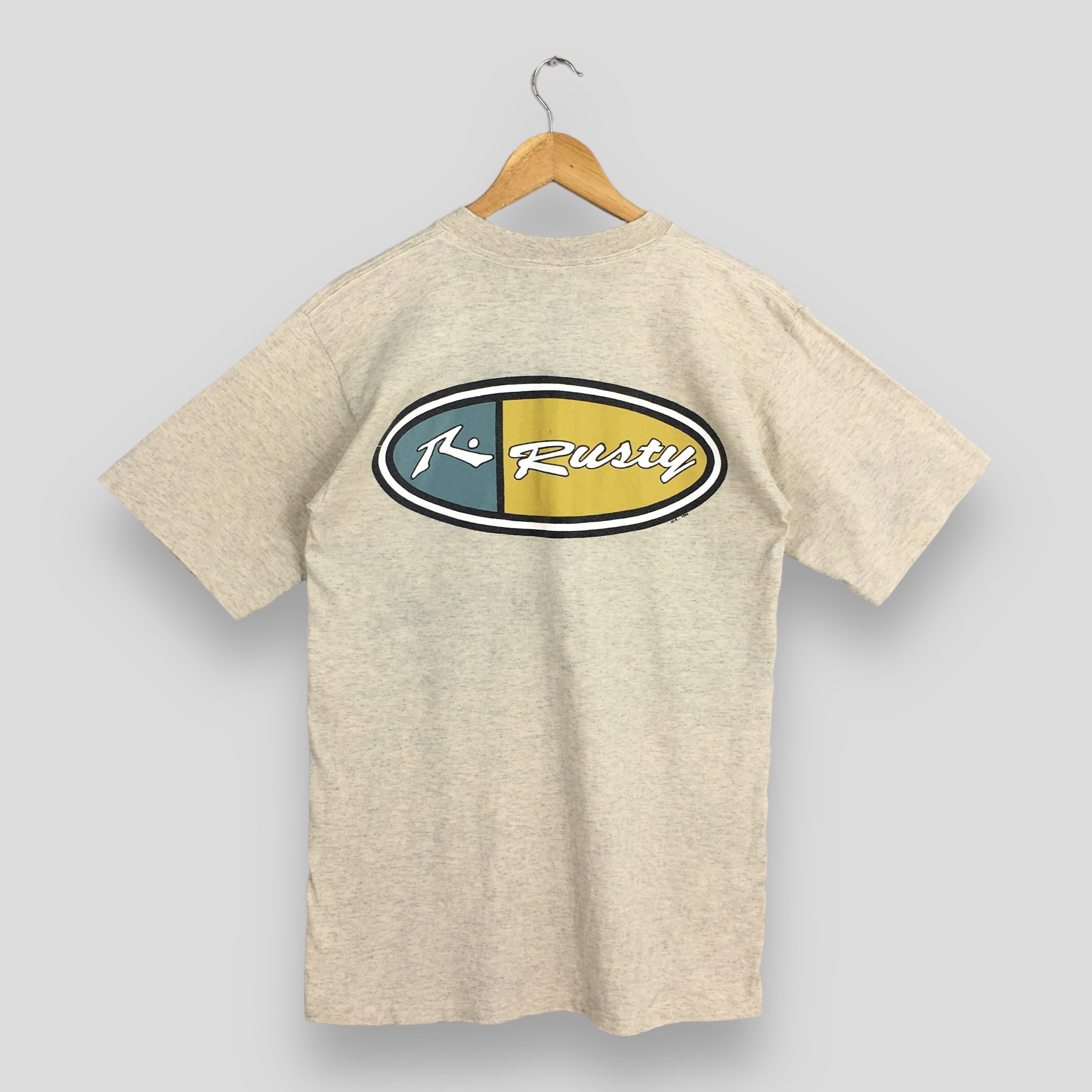 Rusty Vintage 90's Rusty Surfing Wave Surfboarding Tshirt Medium Size US M / EU 48-50 / 2 - 1 Thumbnail