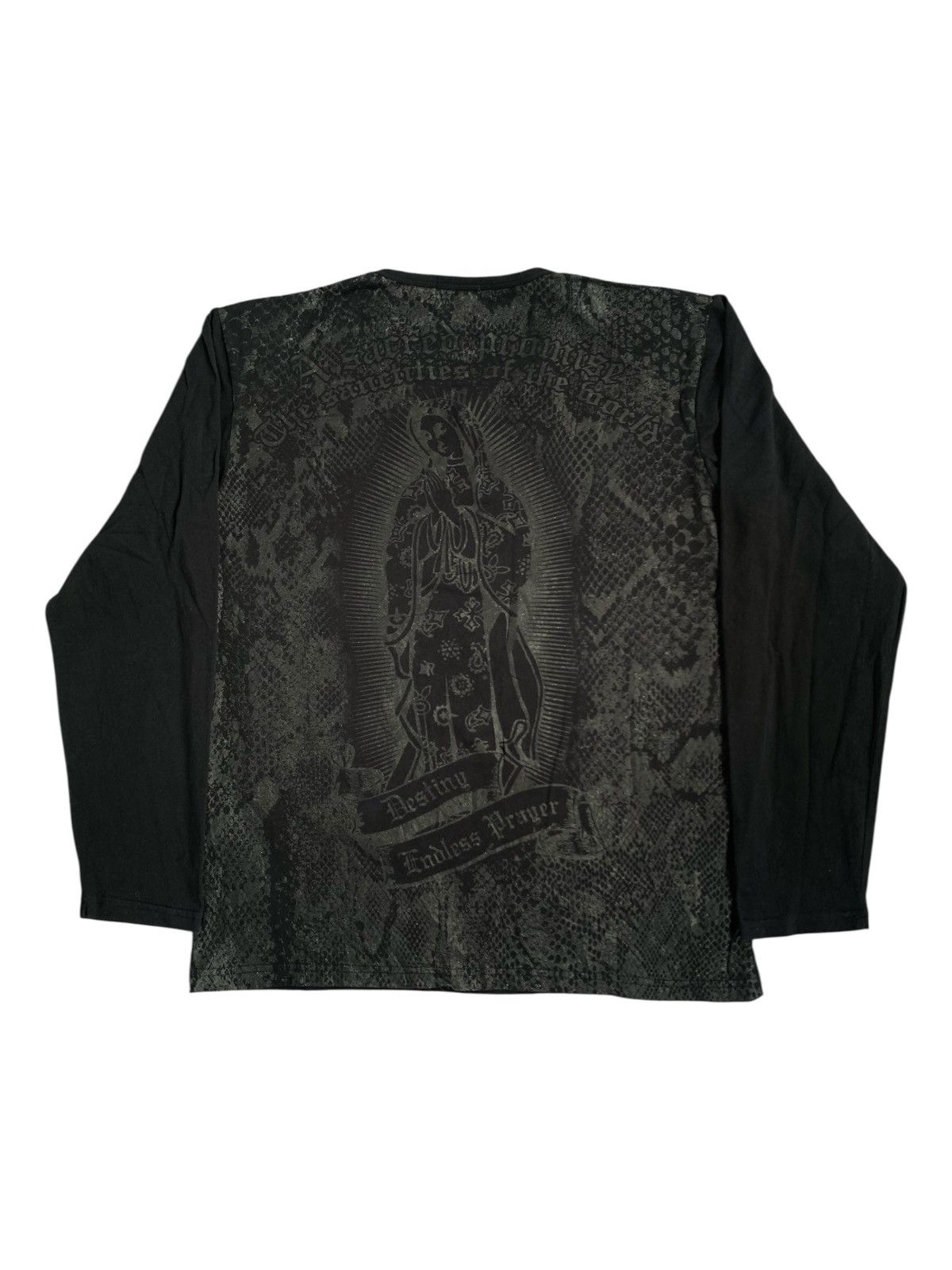 Defective Struct Japan DEVECTIVE STRUCT Goth virgin mary snake skin printed Size US L / EU 52-54 / 3 - 1 Thumbnail
